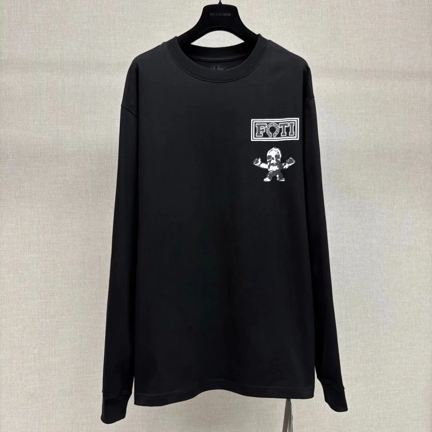 Chrome Hearts Foti Long Sleeve T Shirt (Black)