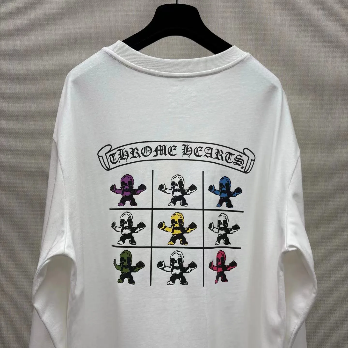 Chrome Hearts Foti Long Sleeve T Shirt (White) — ビュー 2