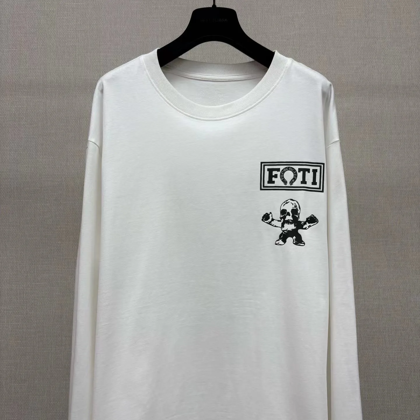 Chrome Hearts Foti Long Sleeve T Shirt (White) — ビュー 6
