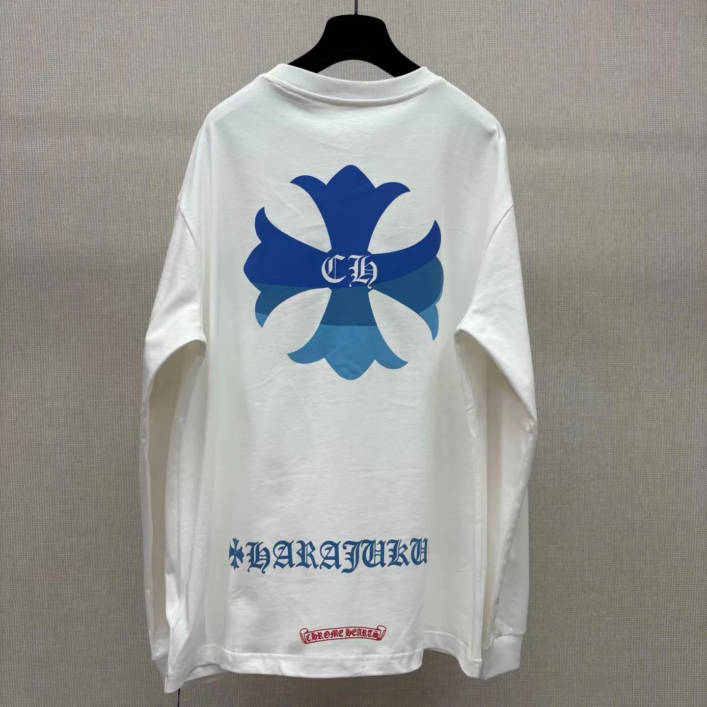 Chrome Hearts Harajuku Long Sleeve Pocket T-Shirt — ビュー 3