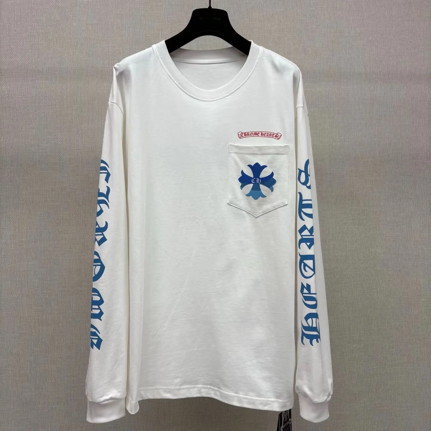 Chrome Hearts Harajuku Long Sleeve Pocket T-Shirt