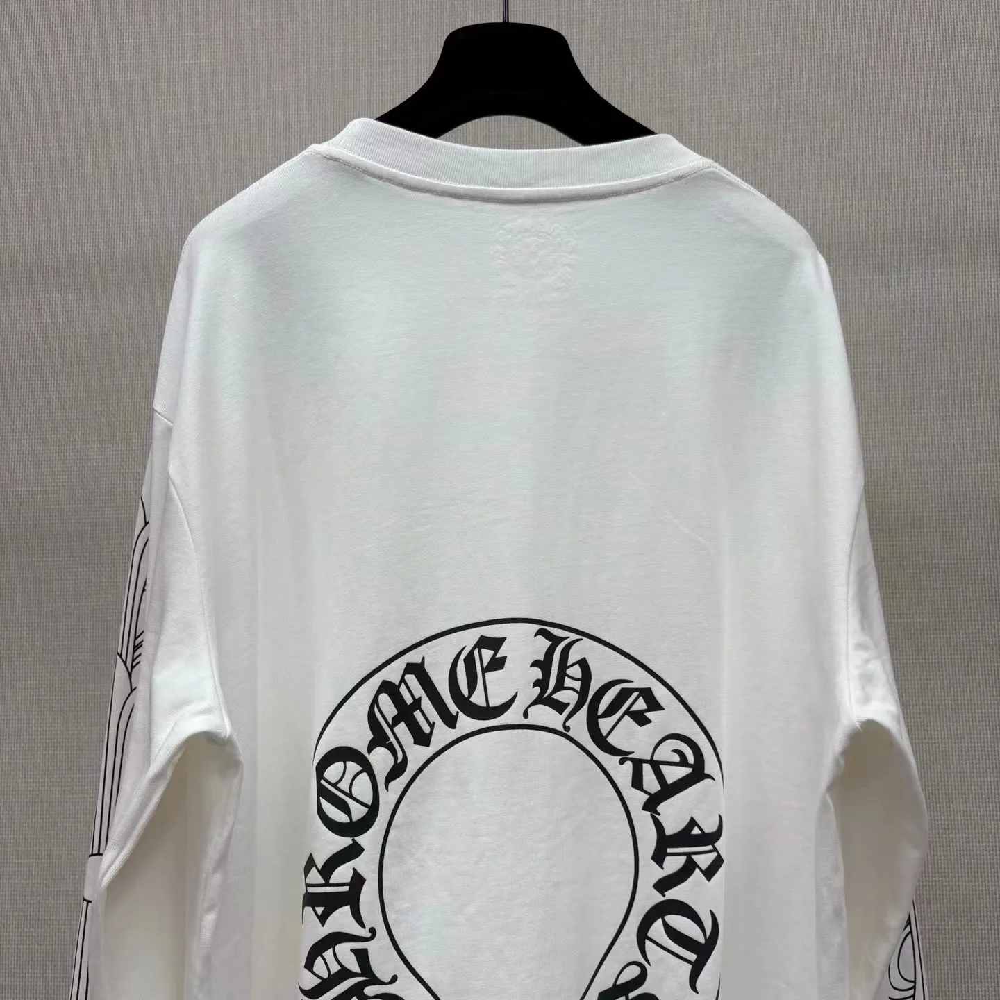 Chrome Hearts Horseshoe Floral Thermal T-shirt (White) — 图 2