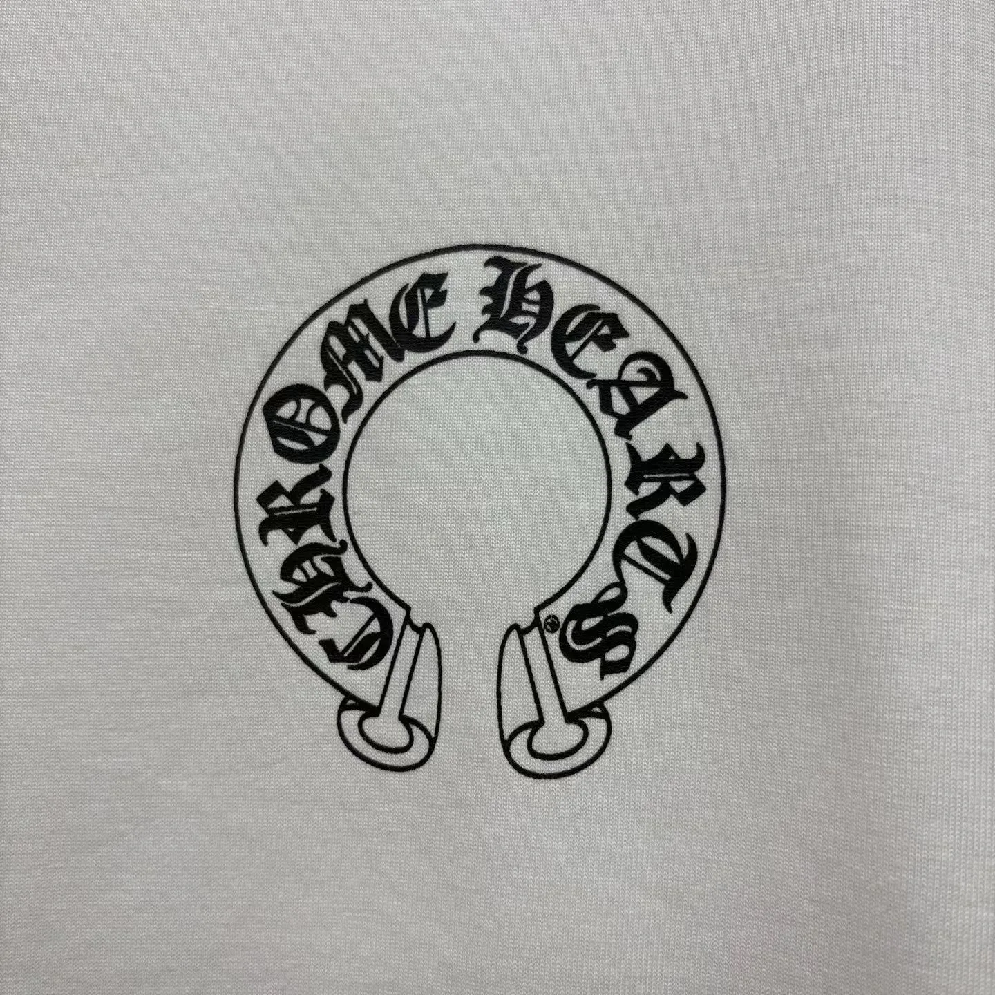 Chrome Hearts Horseshoe Logo Ringer T-Shirt (Pink) — ビュー 3