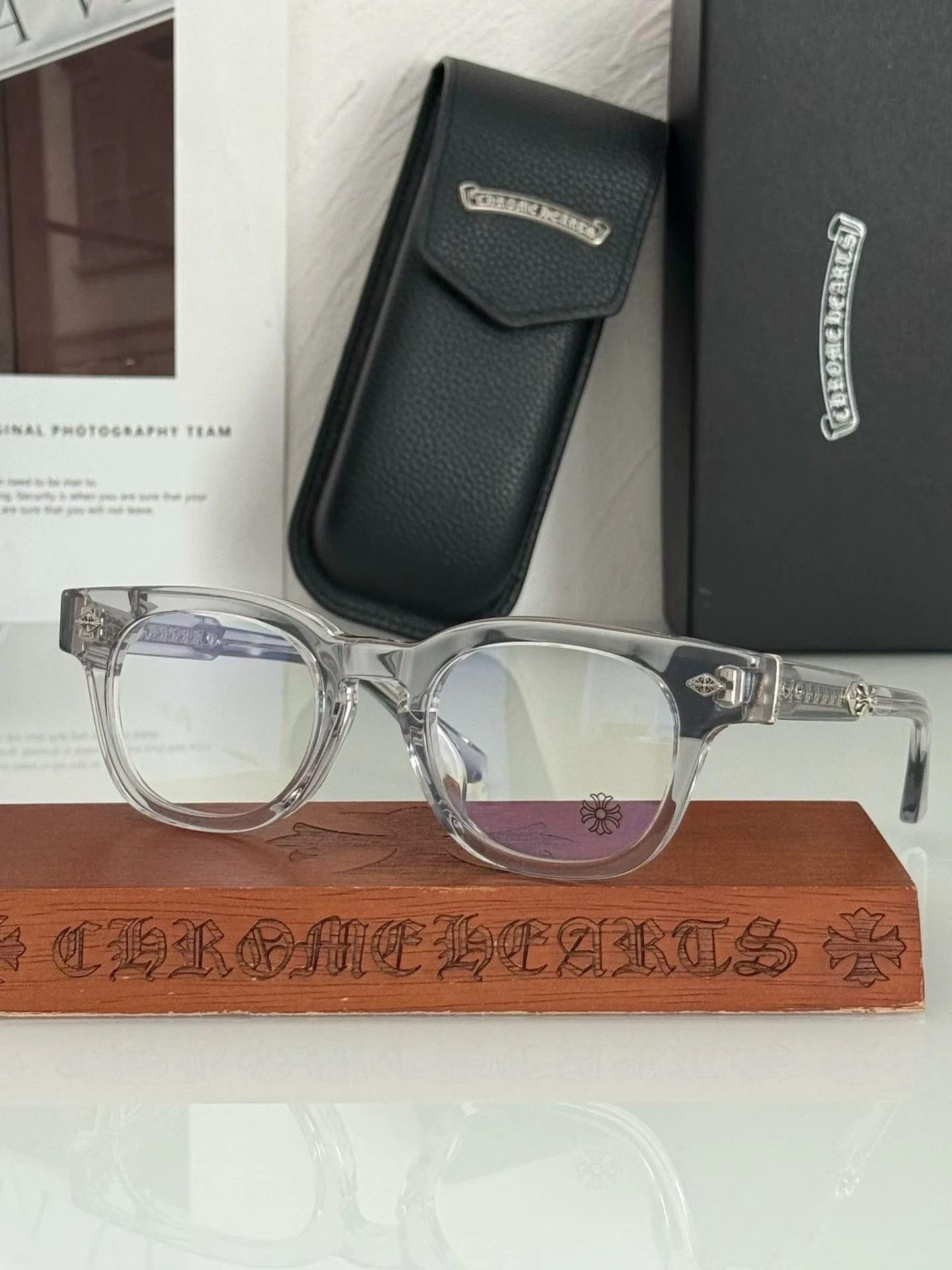 Chrome Hearts 'JENNA TAIL YEA' Glasses (Transparent)