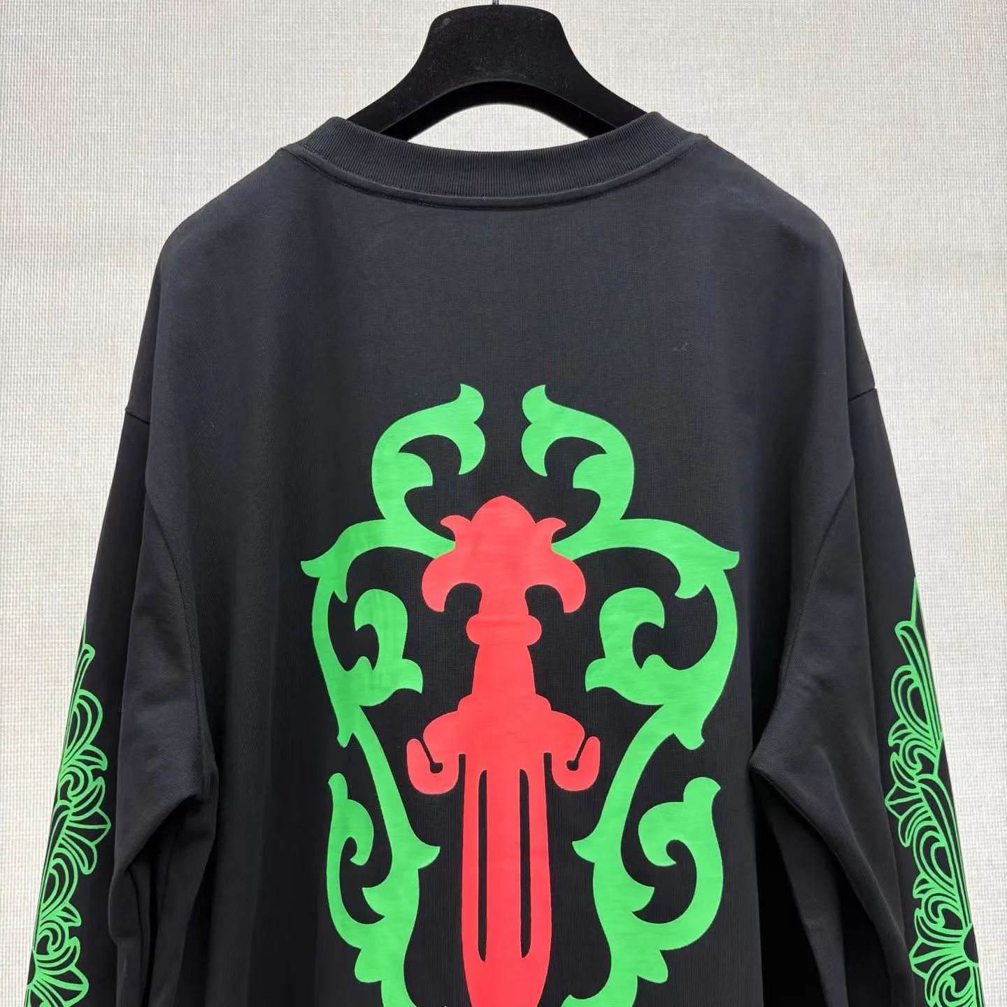 Chrome Hearts Los Angeles Dagger Long Sleeve T-Shirt (Black) — 圖 2