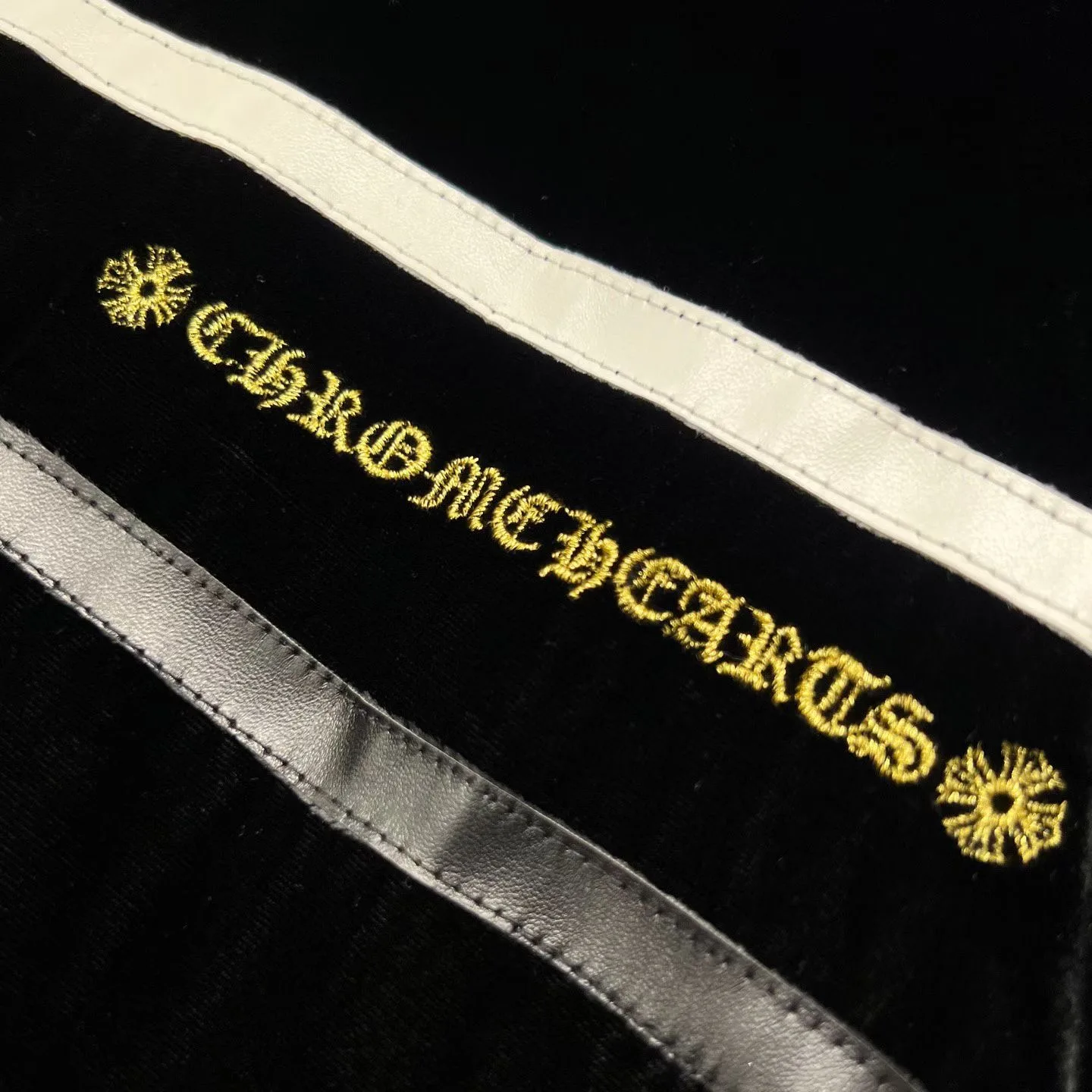 Chrome Hearts Navy Velour Jacket  — ビュー 5
