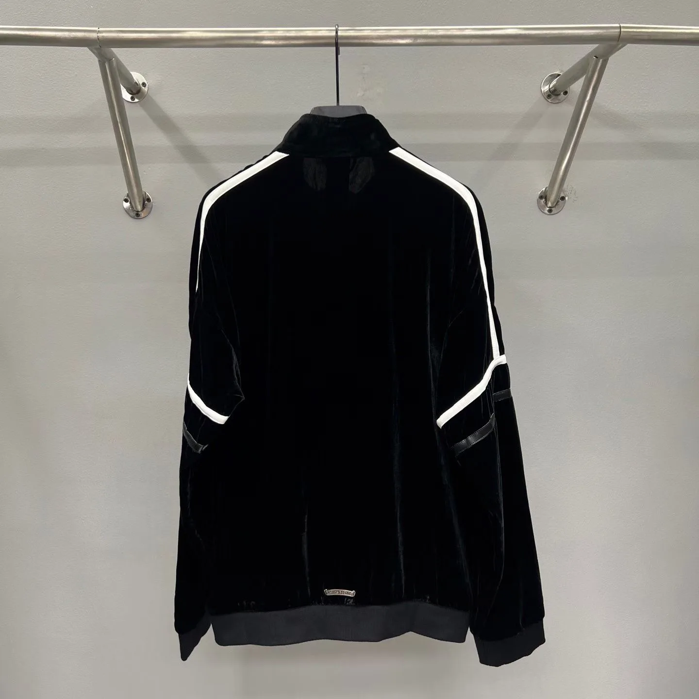 Chrome Hearts Navy Velour Jacket  — ビュー 6