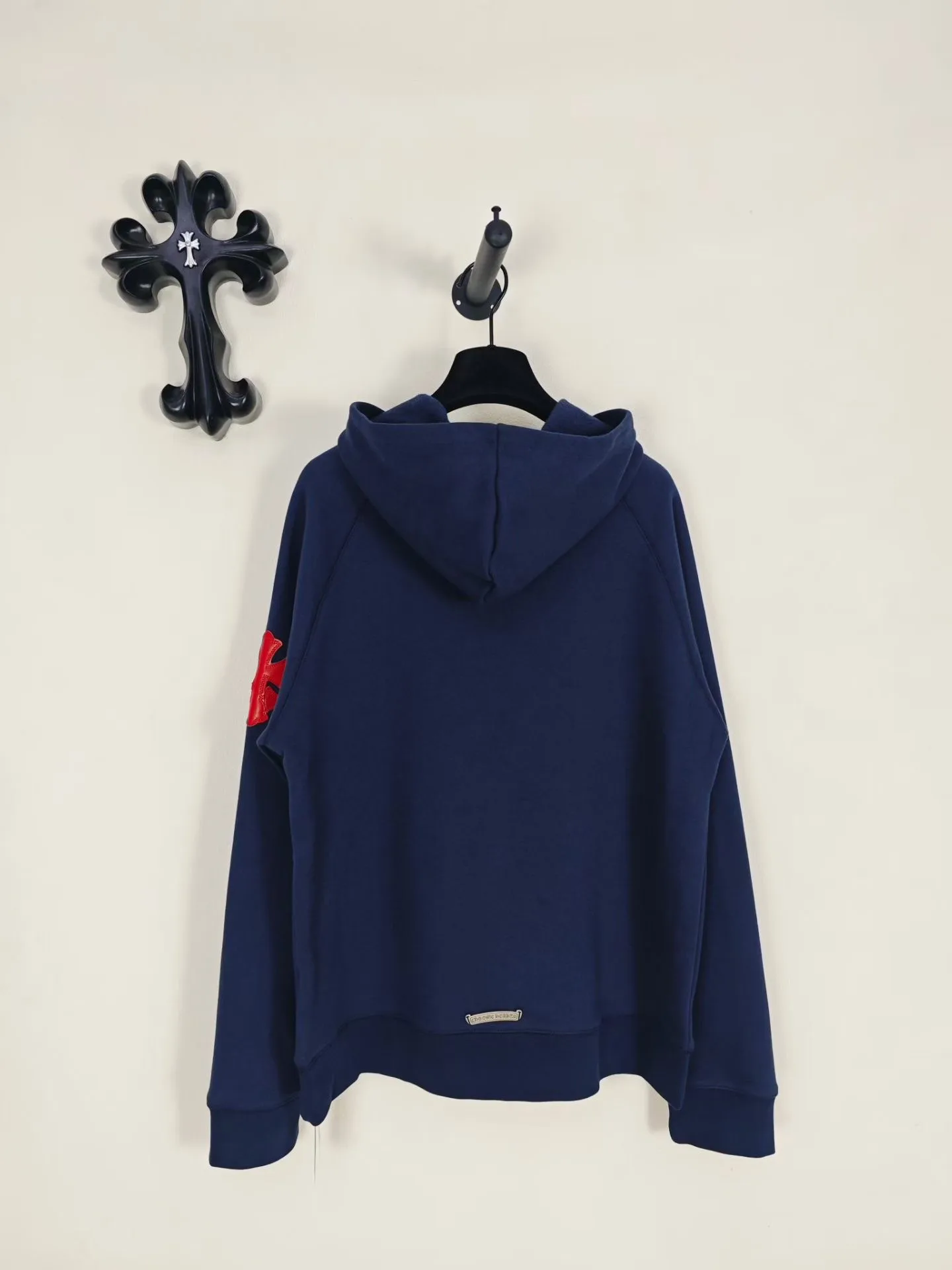 CH Paper Jam Cemetery Cross Patch Hoodie — view 5