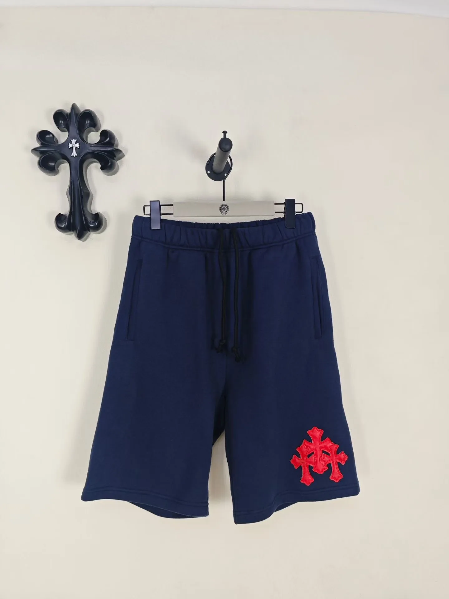 CH Paper Jam Cemetery Cross Patch Sweatshorts