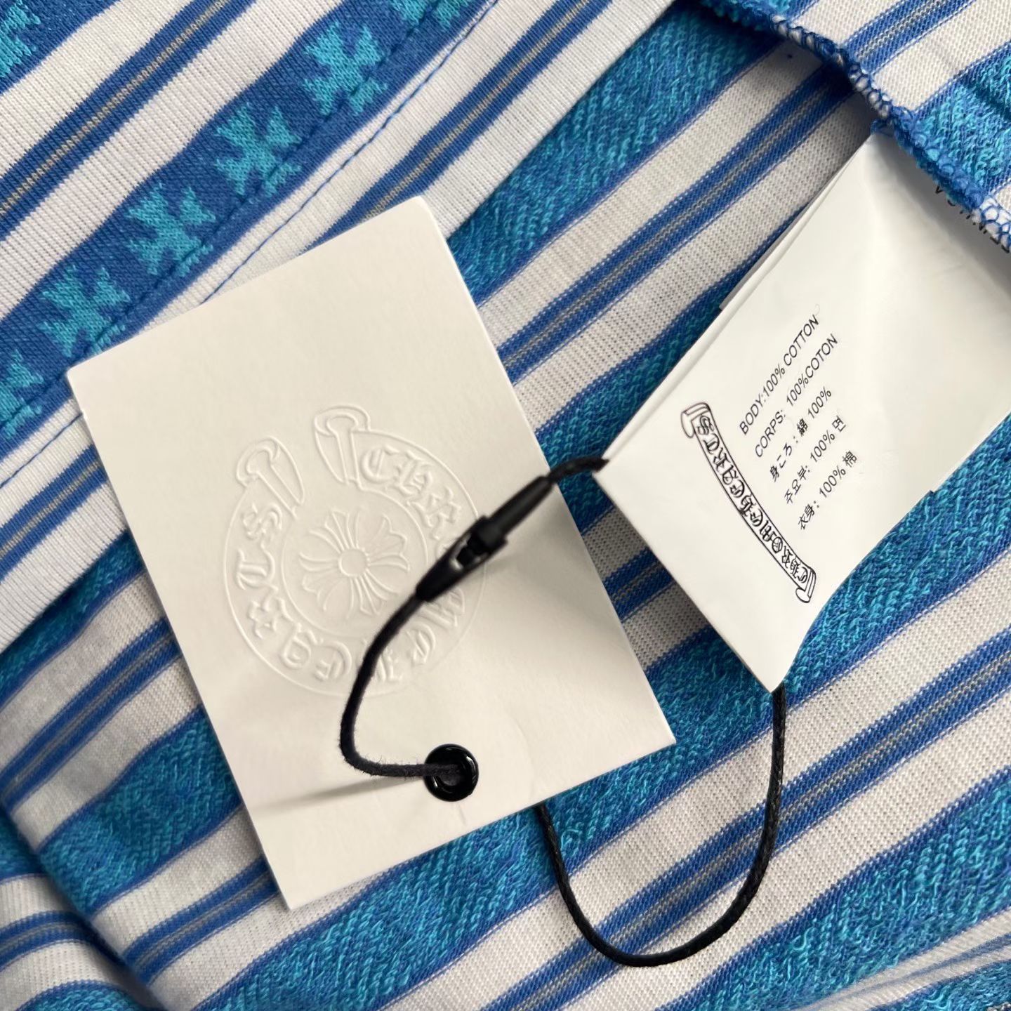 Chrome Hearts Striped T-Shirt — view 5