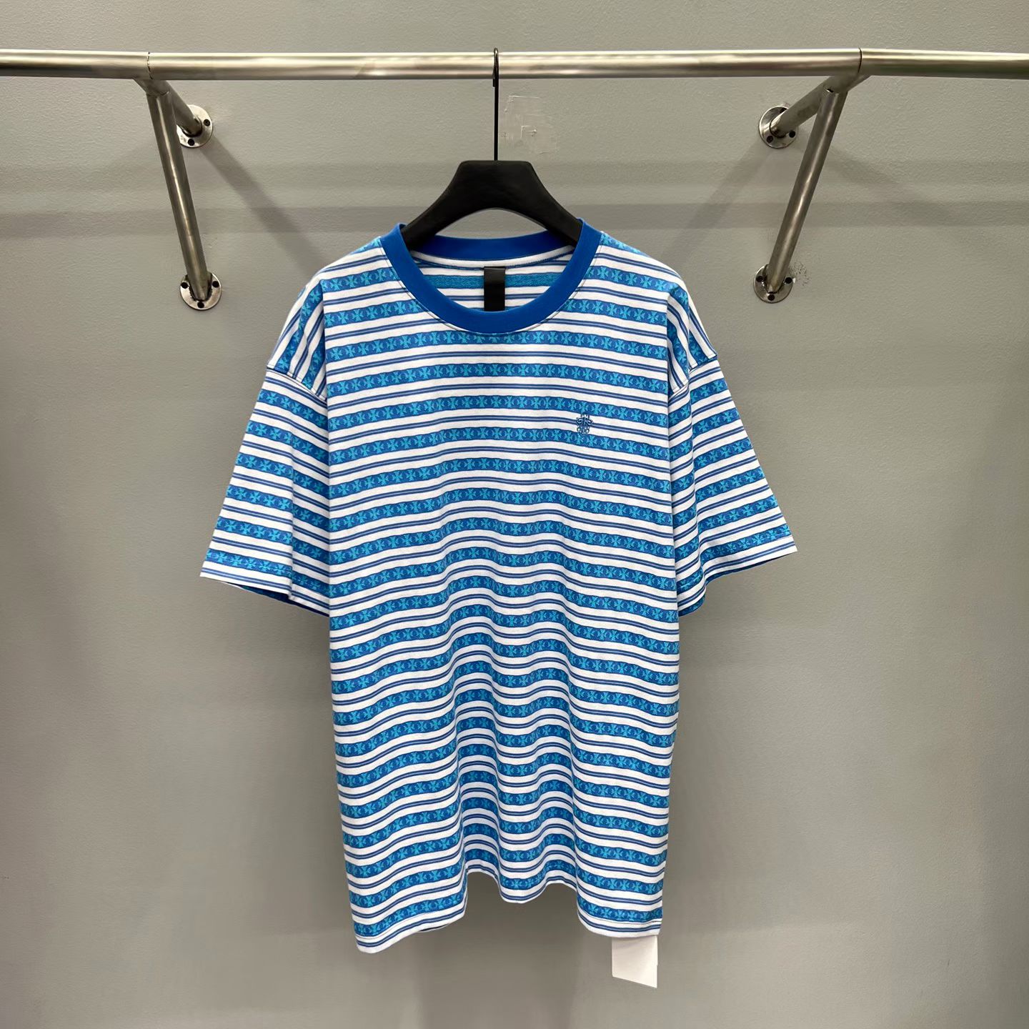 Chrome Hearts Striped T-Shirt