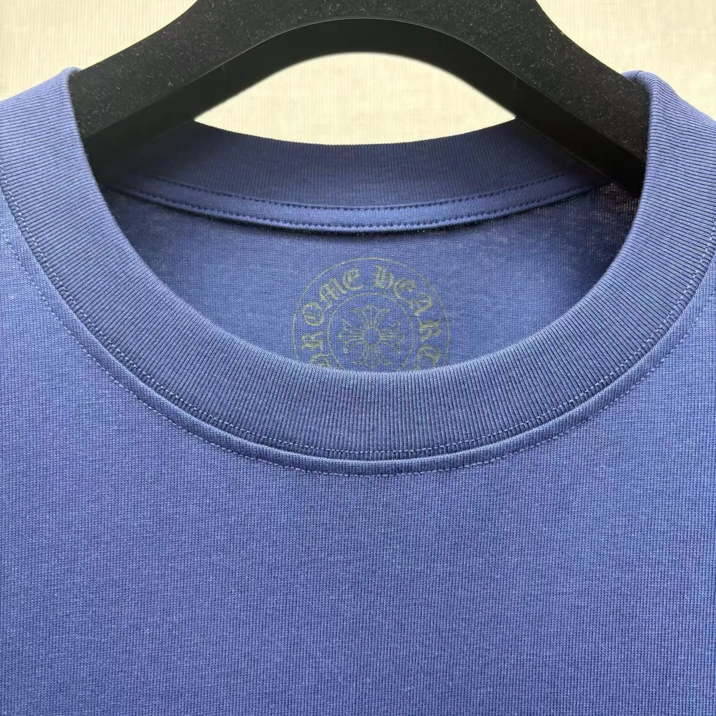 Chrome Hearts Yellow on Navy Blue Dagger Long Sleeve — 보기 6
