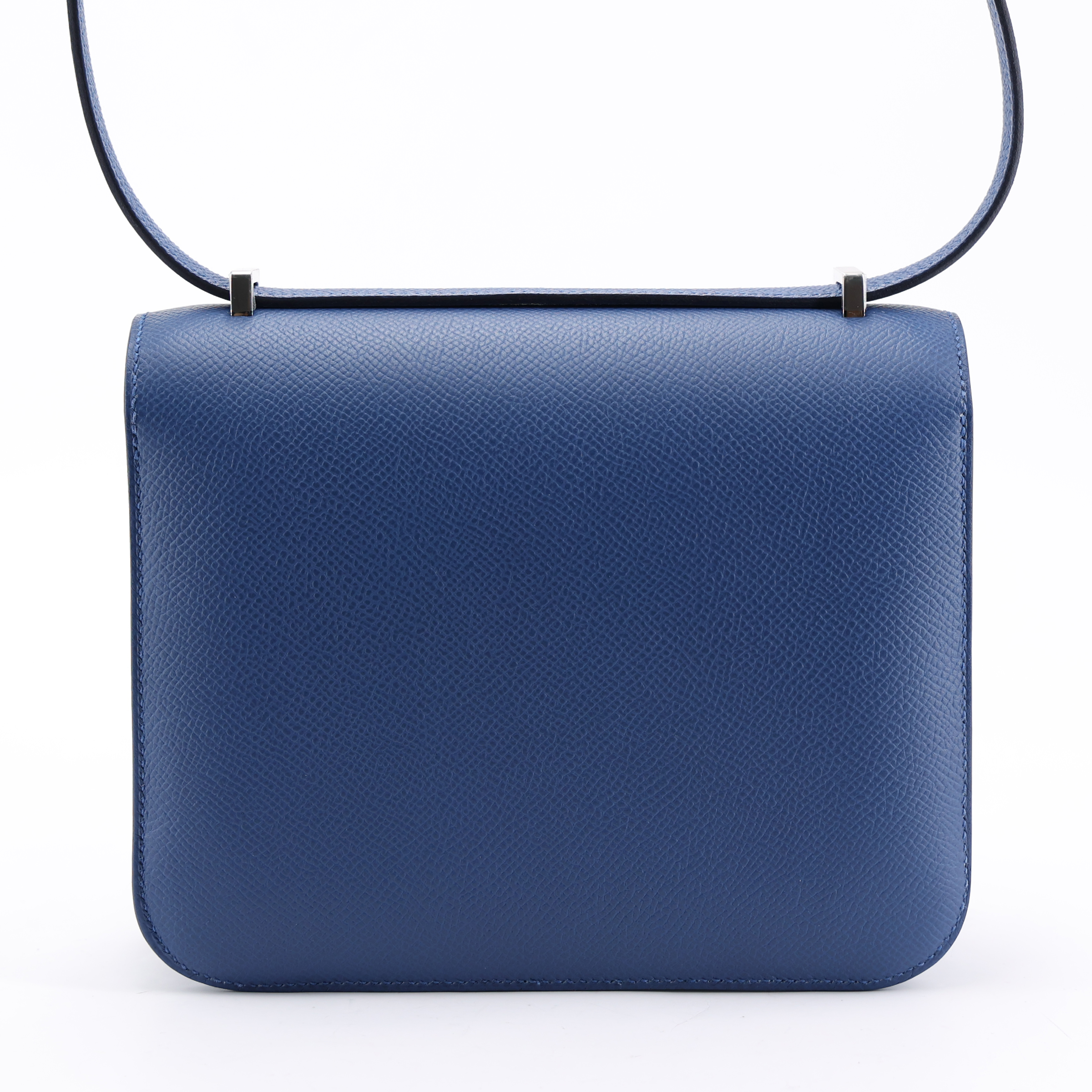 Hermès Constance Mini 19 Epsom (France) Bleu Tie (P5) Palladium (French Leather) — view 2