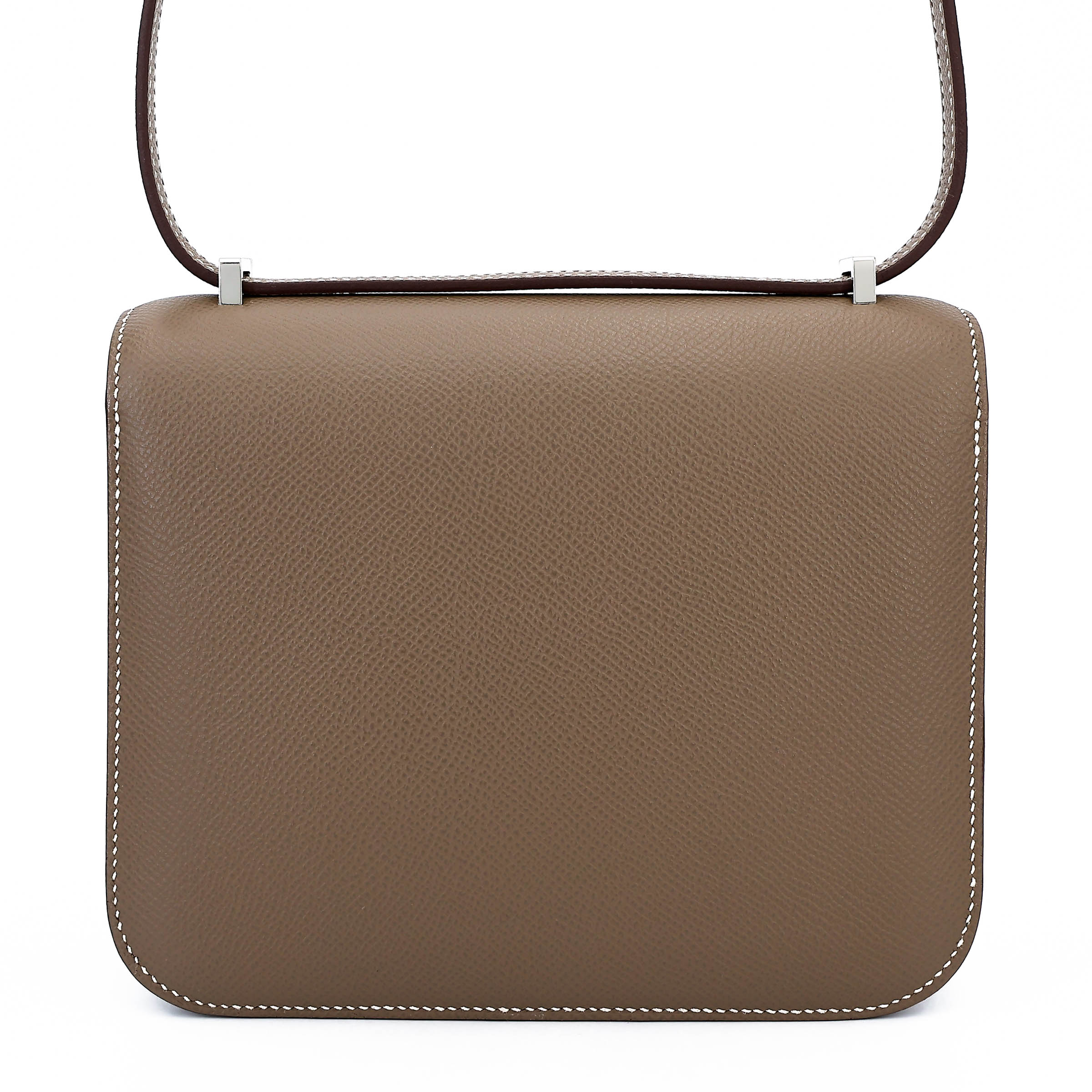 Hermès Constance Mini 19 Epsom (France) Etoupe (18) Palladium — view 2
