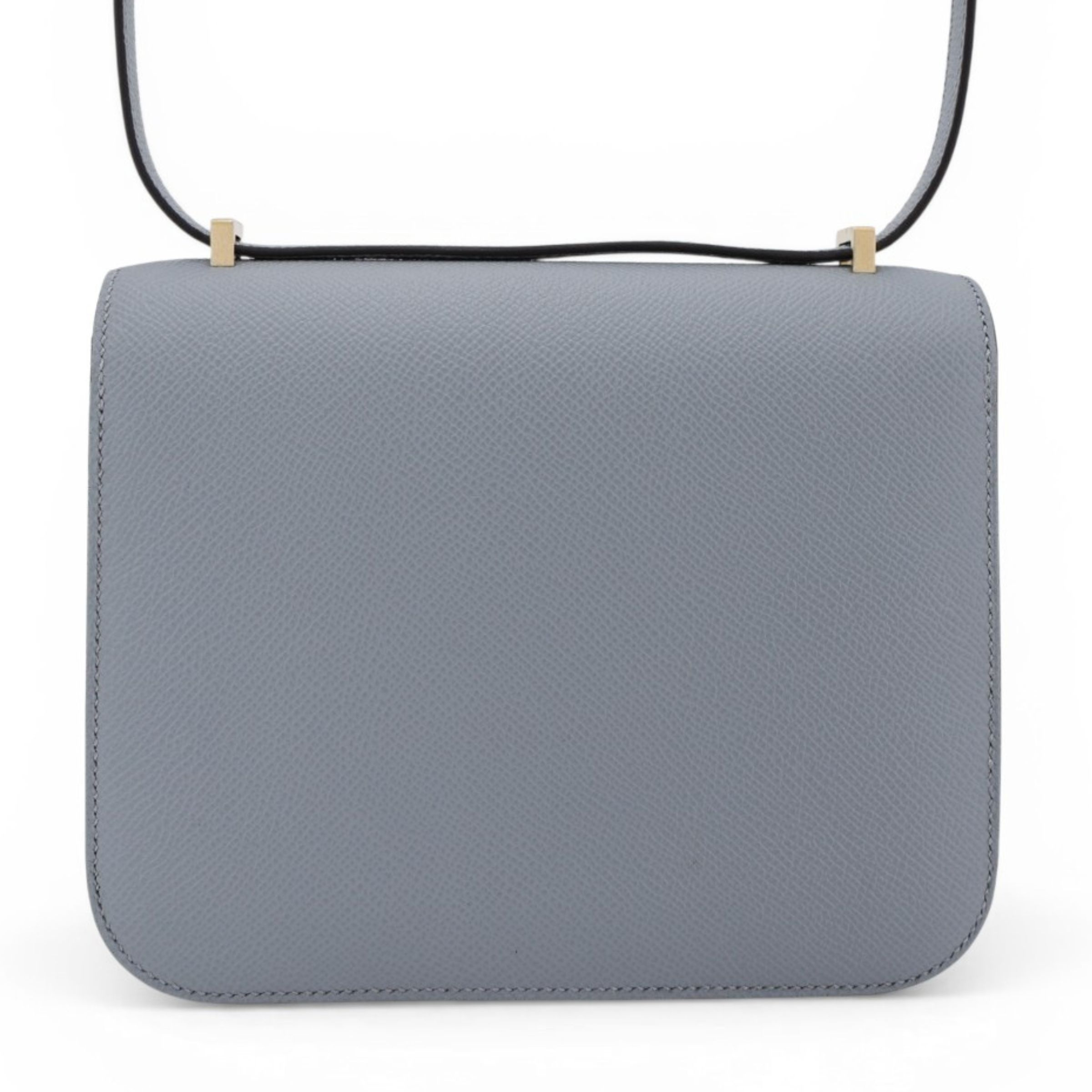 Hermès Constance Mini 19 Epsom (France) Gris Pantin (P0) Brushed Gold — view 2