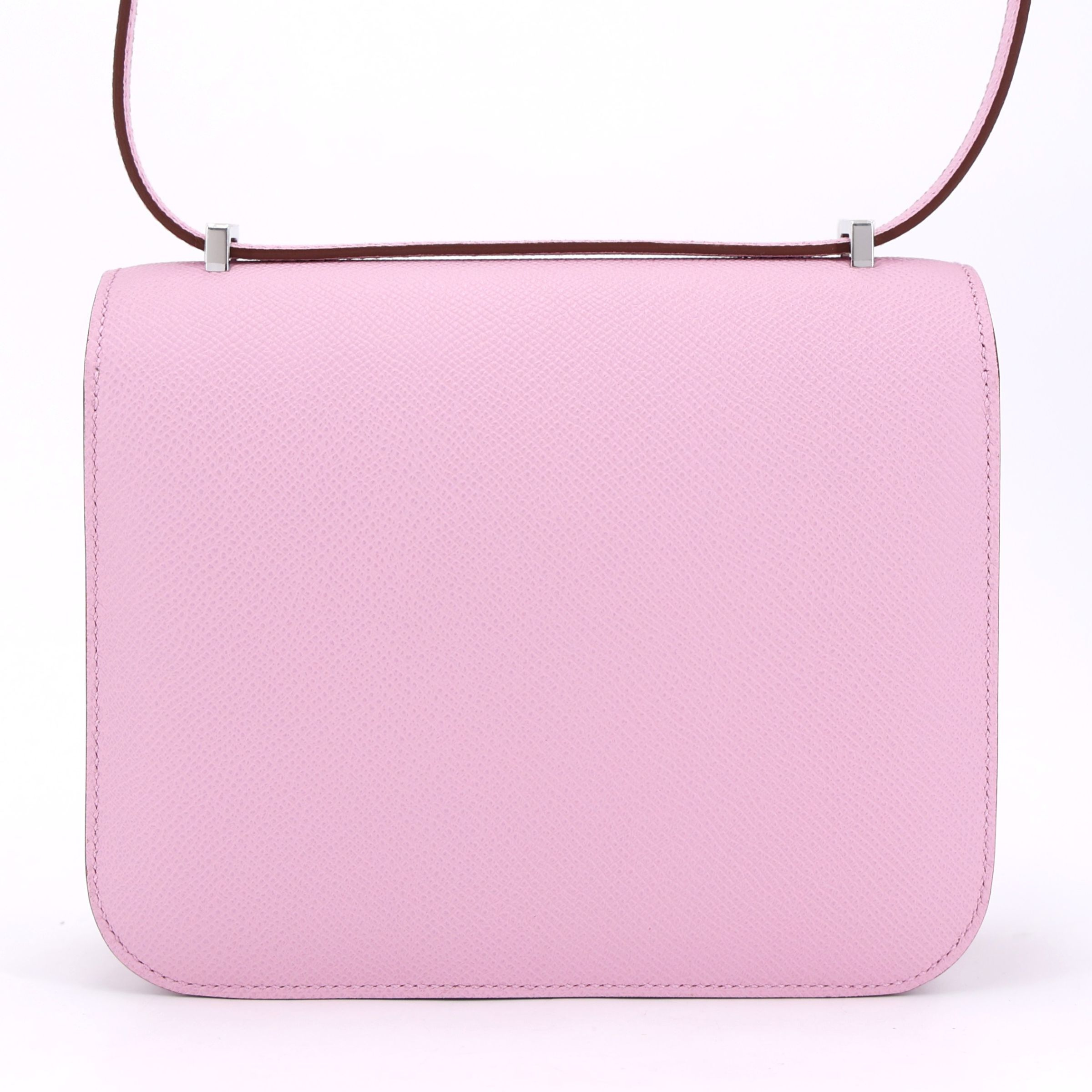 Hermès Constance Mini 19 Epsom (France) Mauve Sylvestre (X9) Palladium — view 2