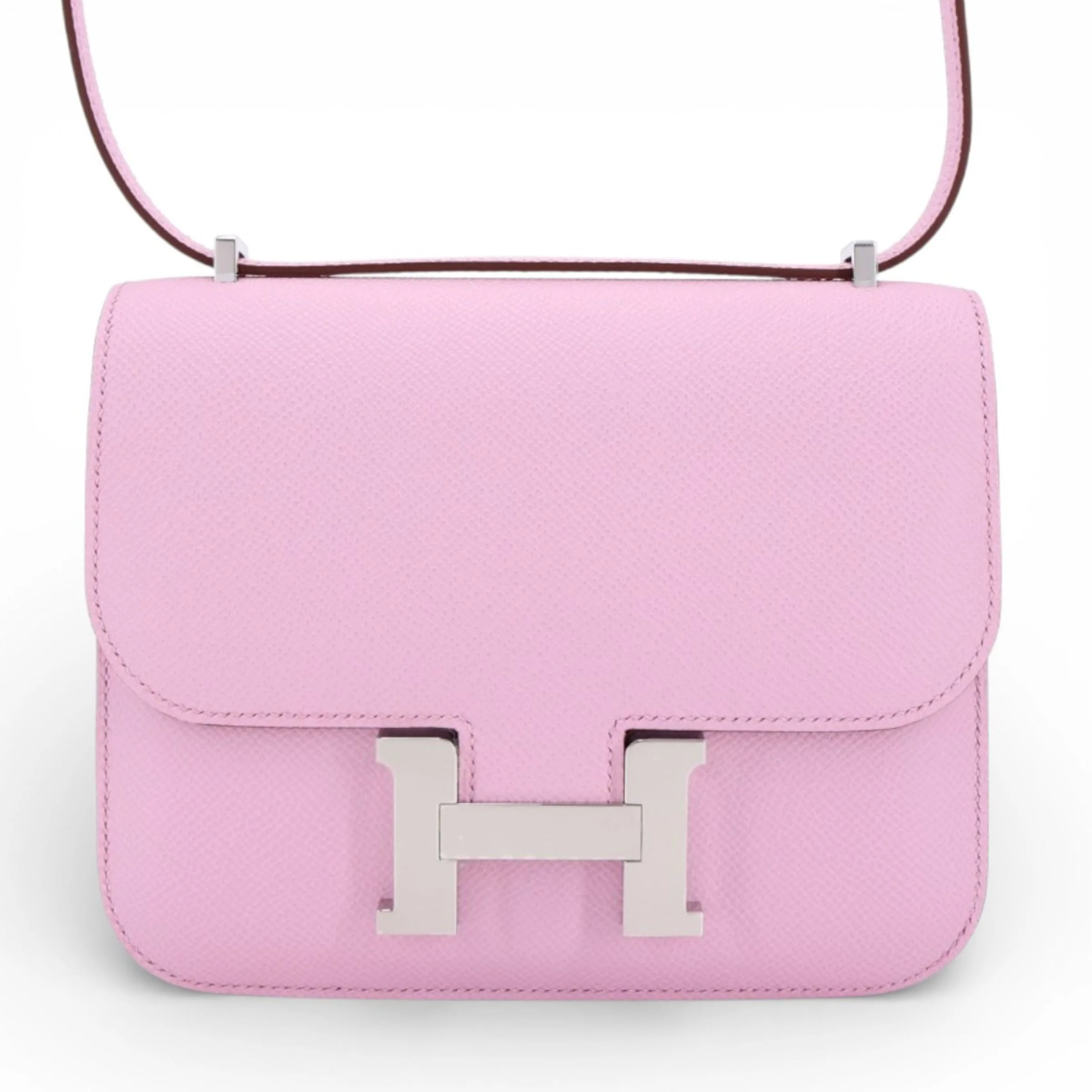 Hermès Constance Mini 19 Epsom (France) Mauve Sylvestre (X9) Palladium