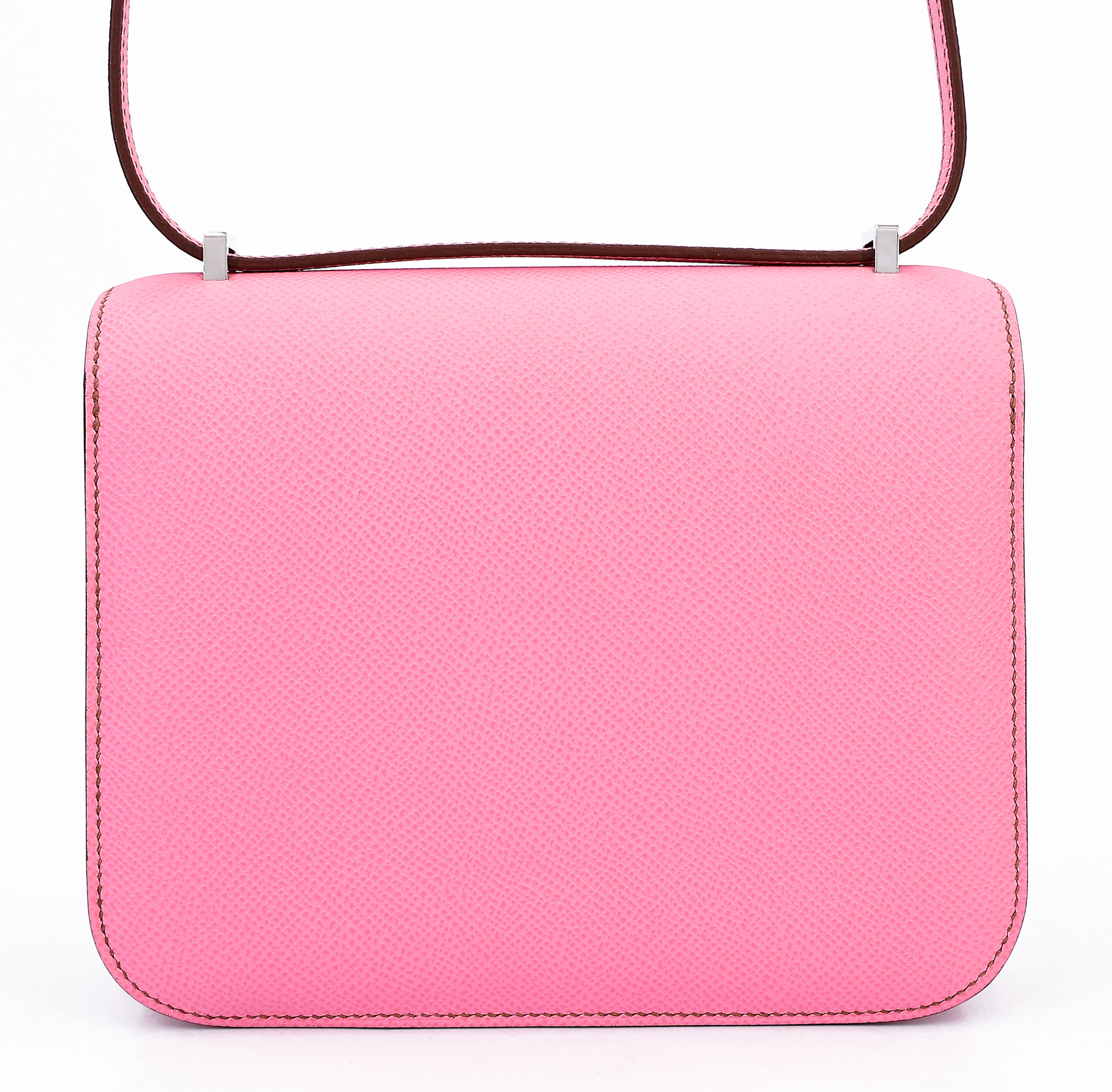 Hermès Constance Mini 19 Epsom (France) Pink (5P) Palladium — view 2