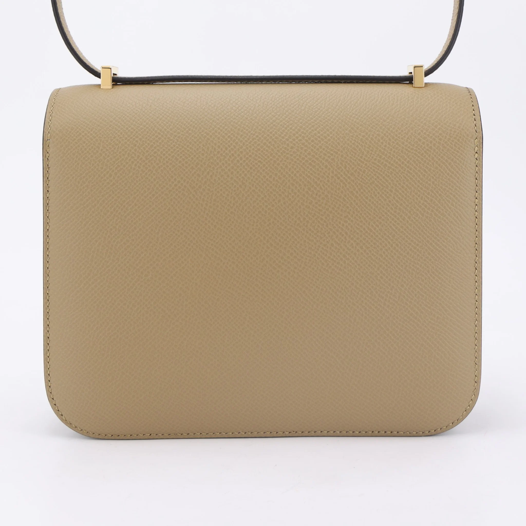Hermès Constance Mini 19 Epsom (France) Poussiere (1C) Gold — view 2