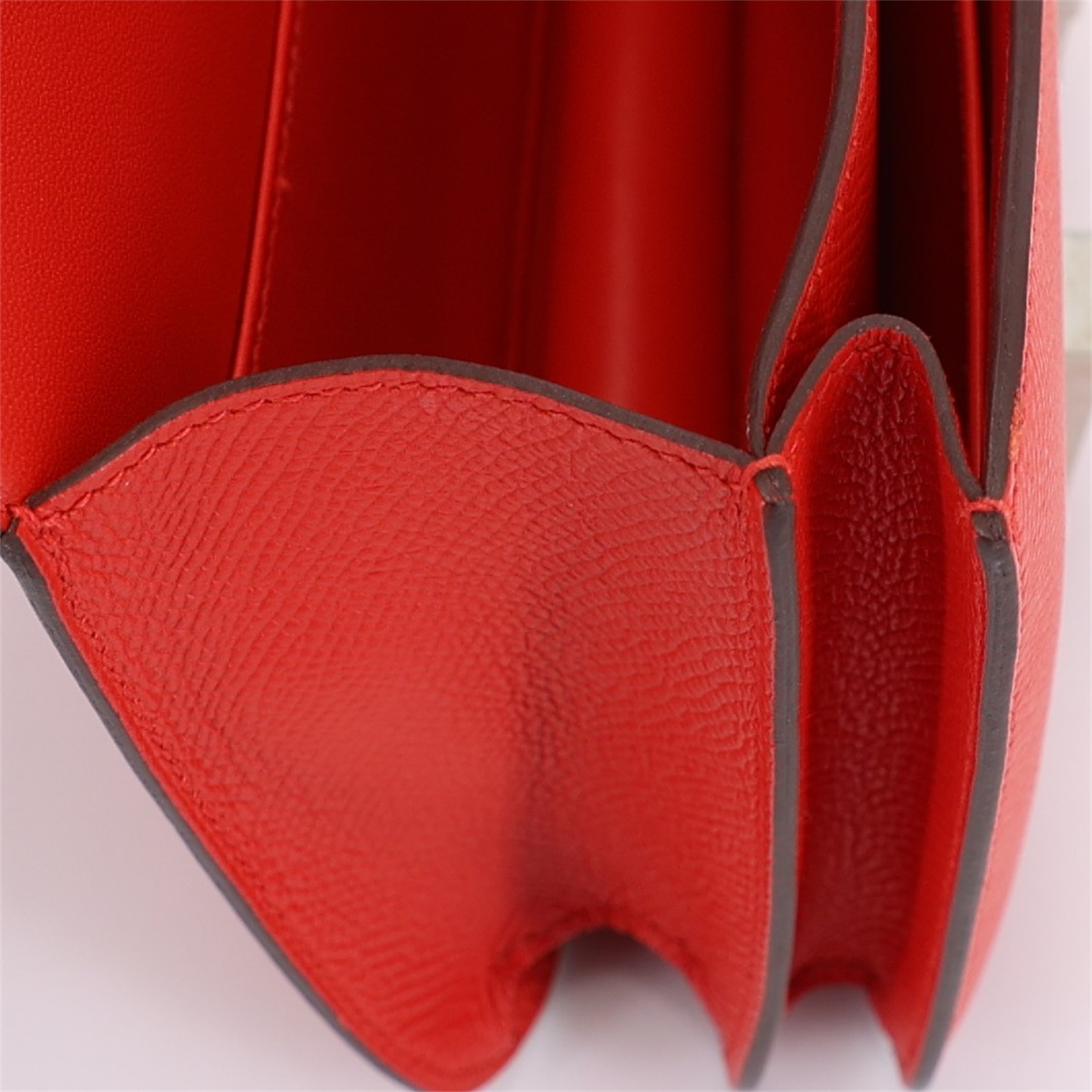 Hermès Constance Mini 19 Epsom (France) Rouge de Coeur (S3) Palladium — view 4