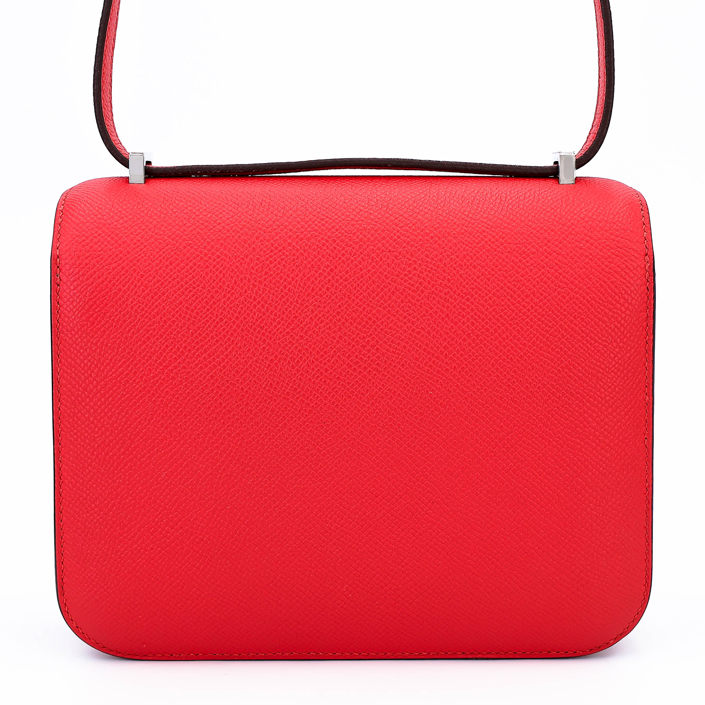 Hermès Constance Mini 19 Epsom (France) Rouge Tomate (S5) Palladium — view 2
