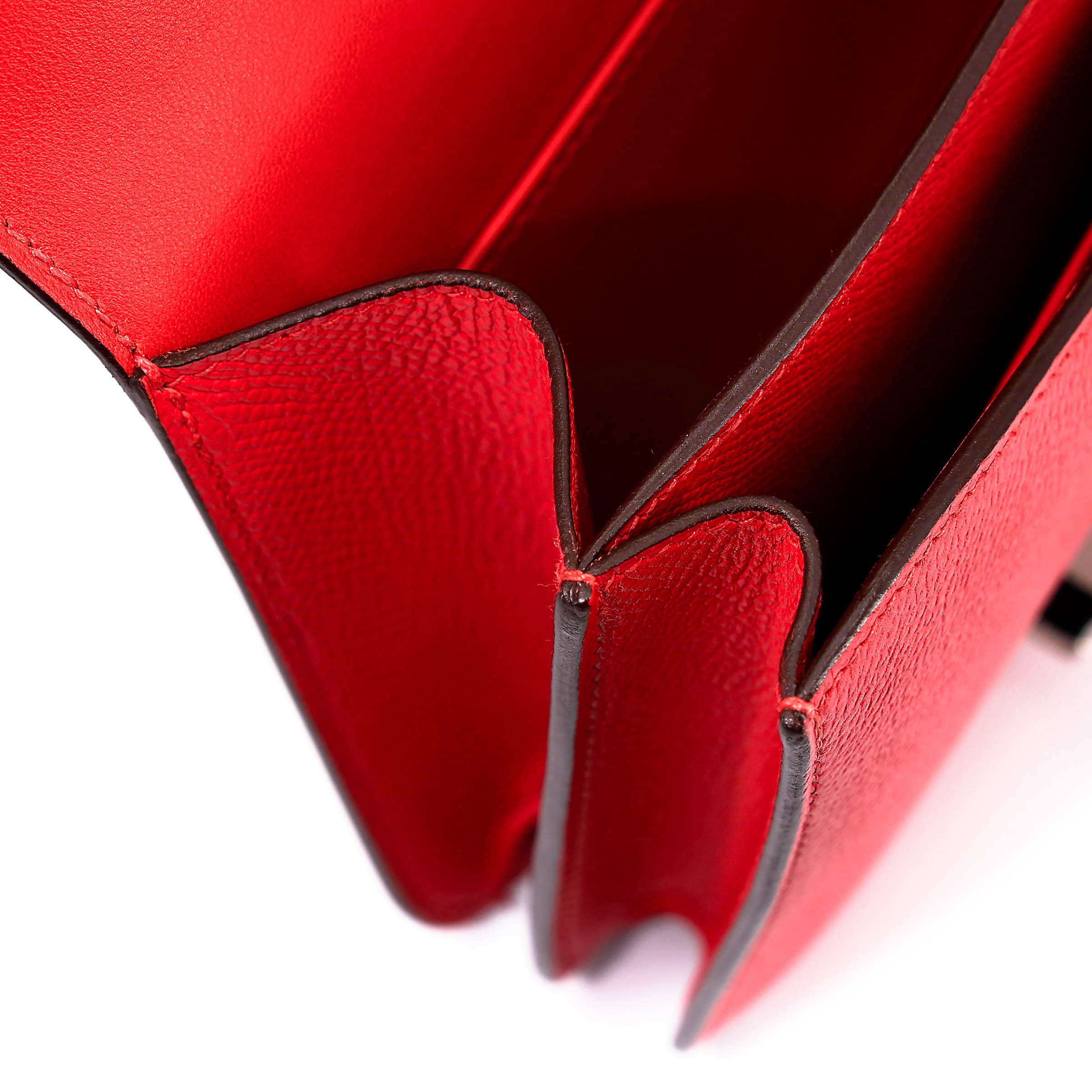Hermès Constance Mini 19 Epsom (France) Rouge Tomate (S5) Palladium — view 4