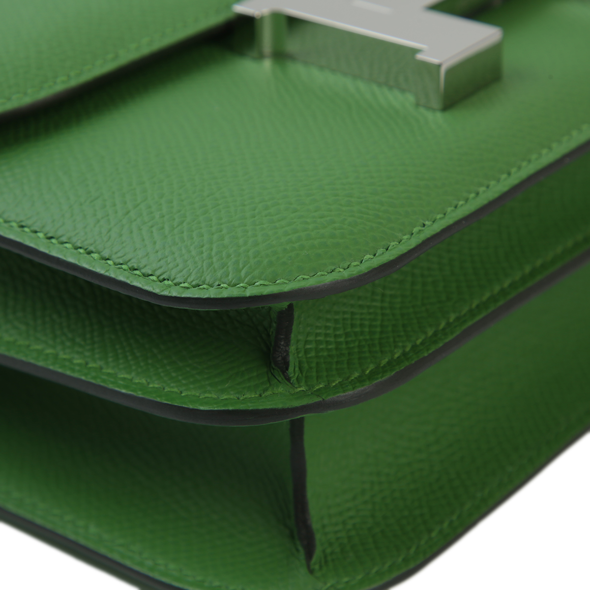 Hermès Constance Mini 19 Epsom (France) Vert Yucca (A8) Palladium — view 3
