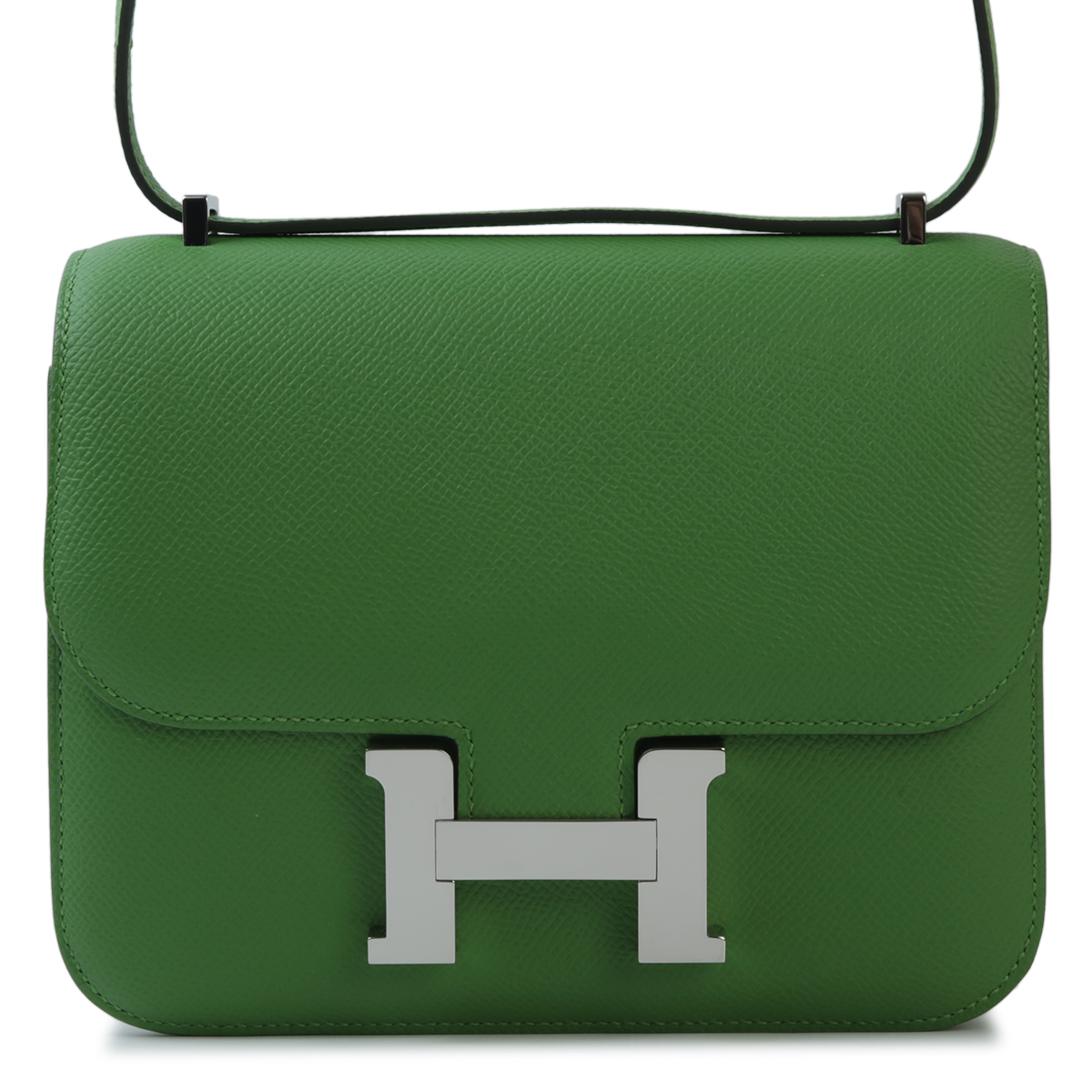 Hermès Constance Mini 19 Epsom (France) Vert Yucca (A8) Palladium