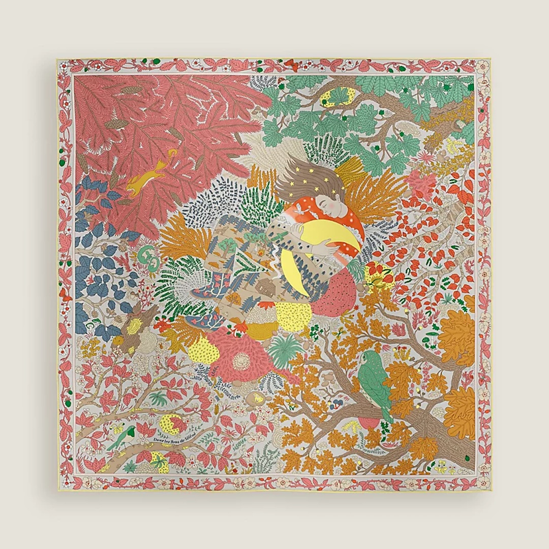 Dans les Bras de Selene scarf 140 — view 2