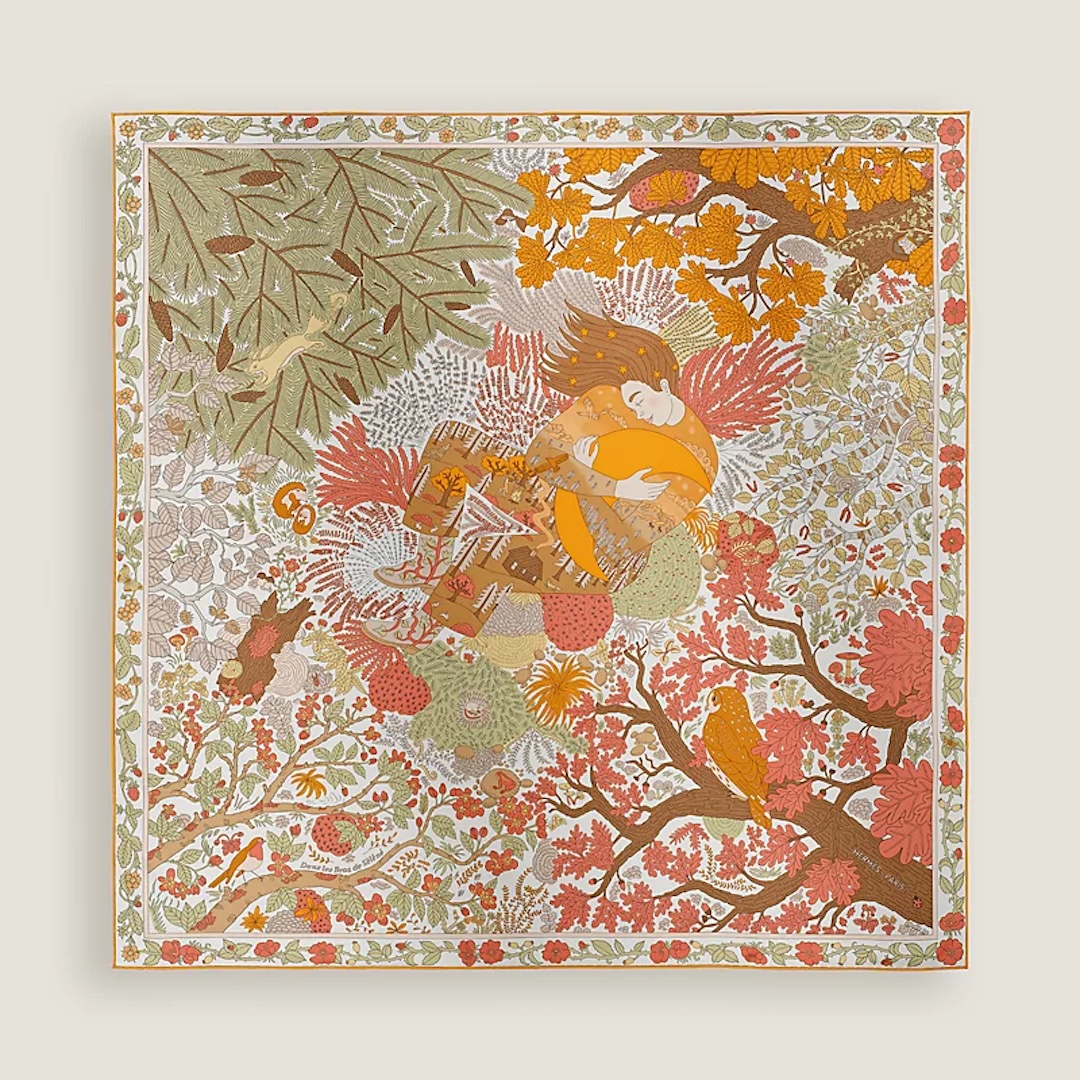 Dans les Bras de Selene scarf 140