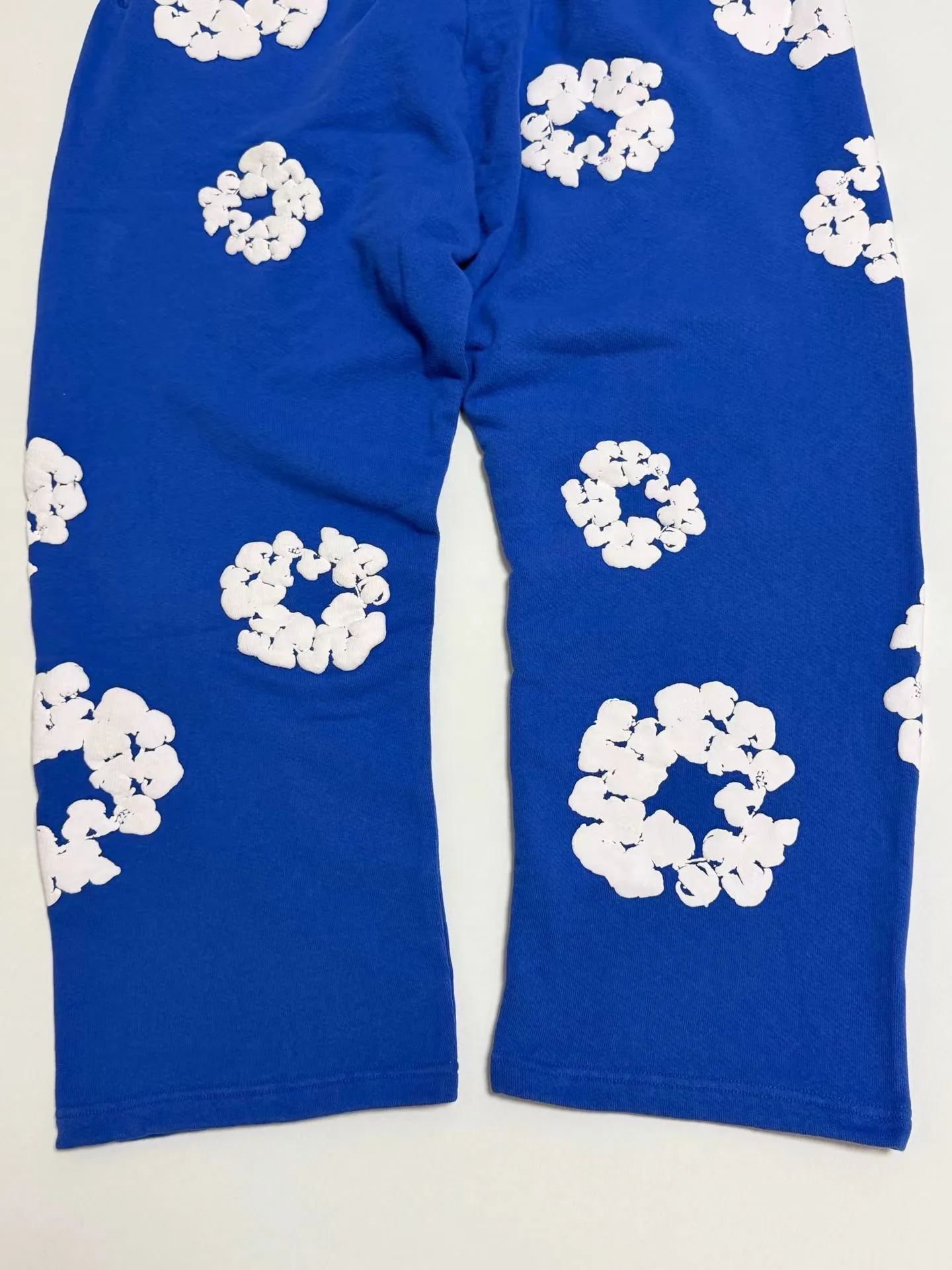 Denim Tears Cotton Wreath Baggy Sweatpants (Blue) — 보기 9