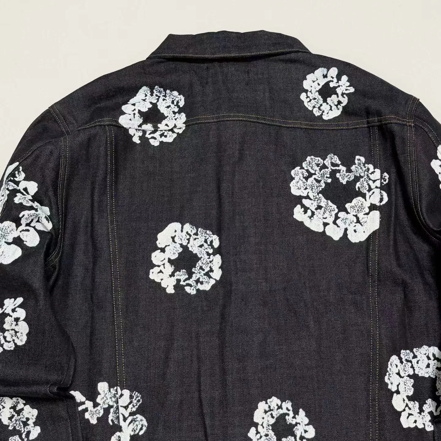 Denim Tears Cotton Wreath Denim Jacket Selvedge — ビュー 9