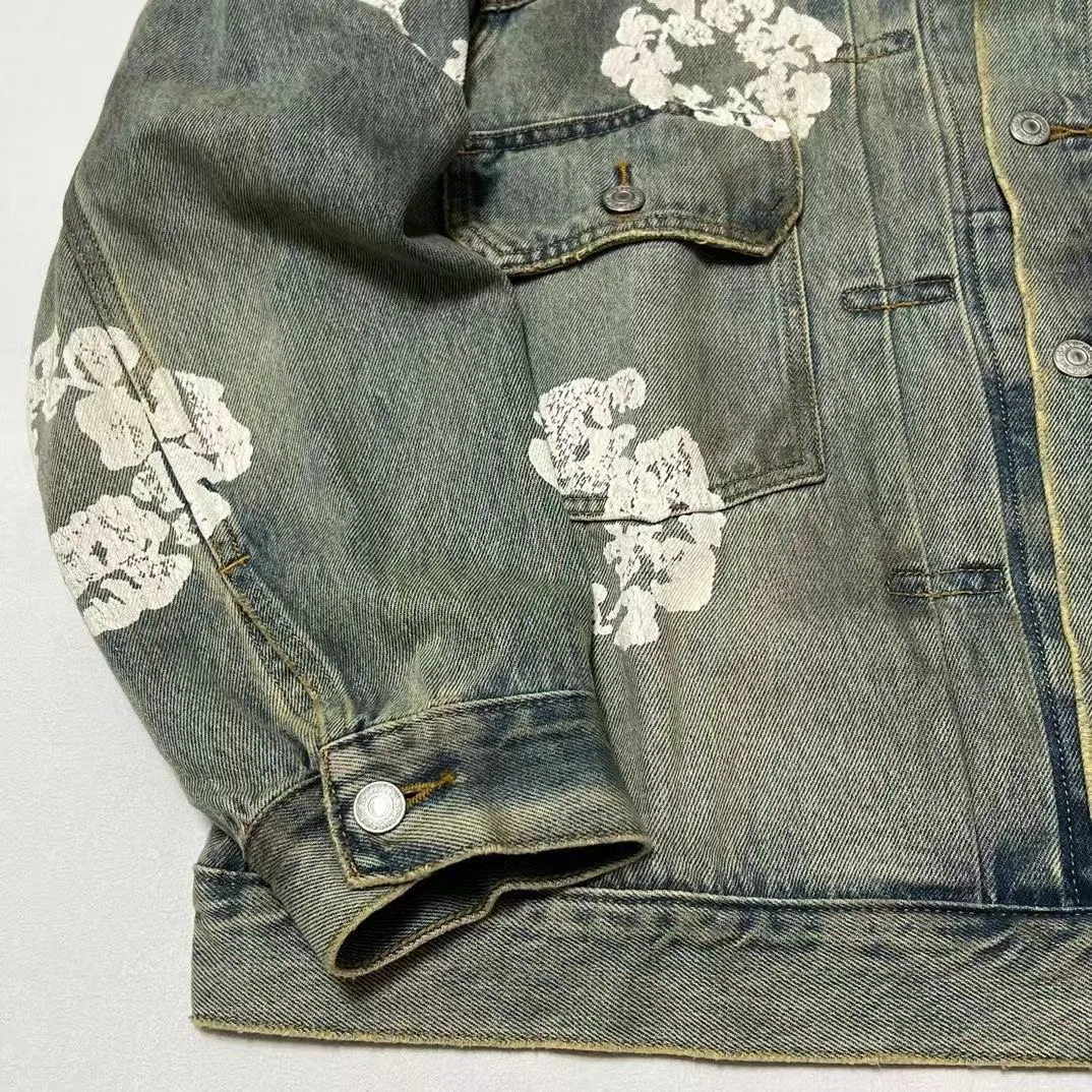 Denim Tears Dirty Wash Wreath Type 2 Denim Jacket — ビュー 2