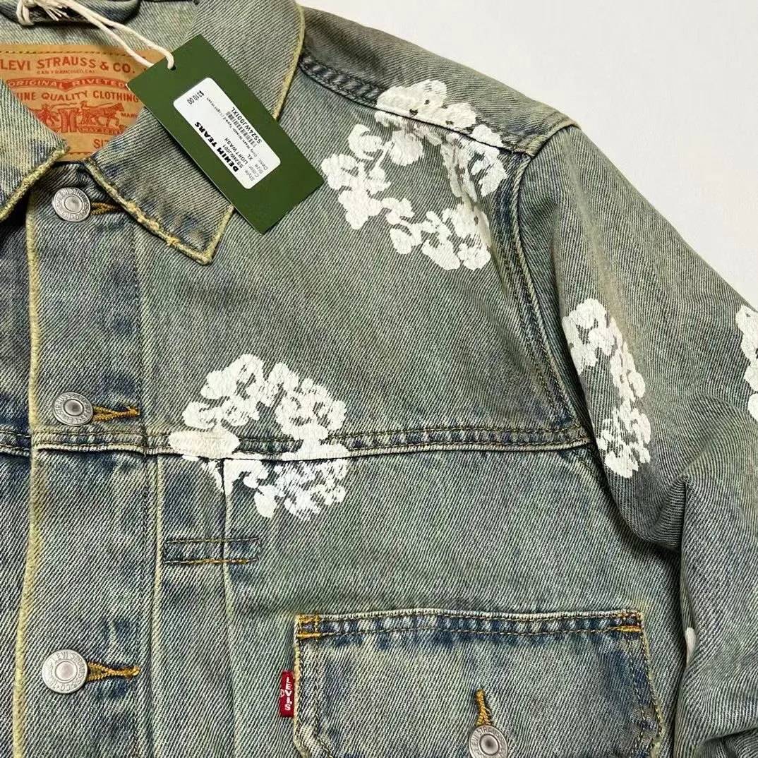 Denim Tears Dirty Wash Wreath Type 2 Denim Jacket — ビュー 4