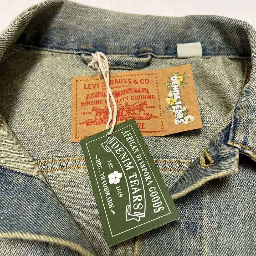 Denim Tears Dirty Wash Wreath Type 2 Denim Jacket — ビュー 5