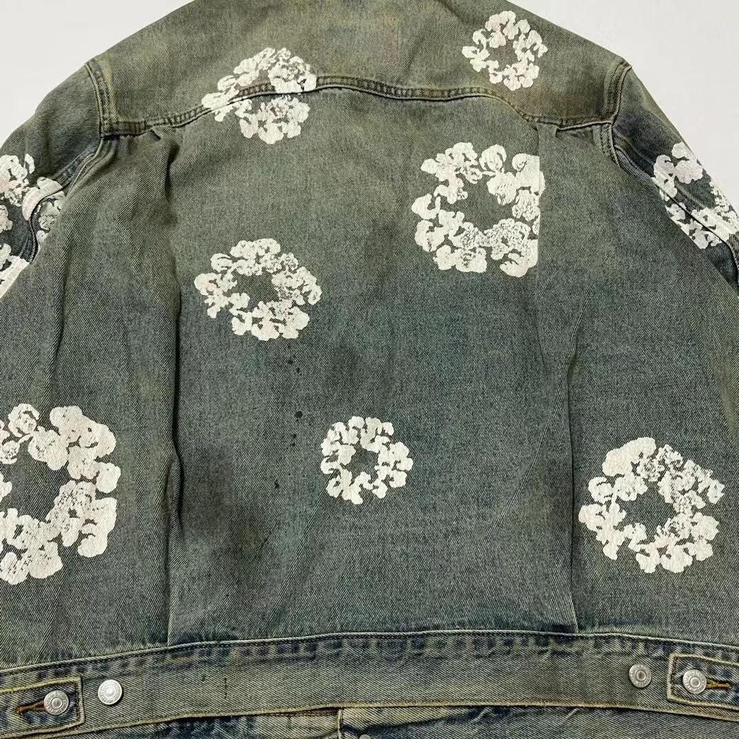 Denim Tears Dirty Wash Wreath Type 2 Denim Jacket — ビュー 8
