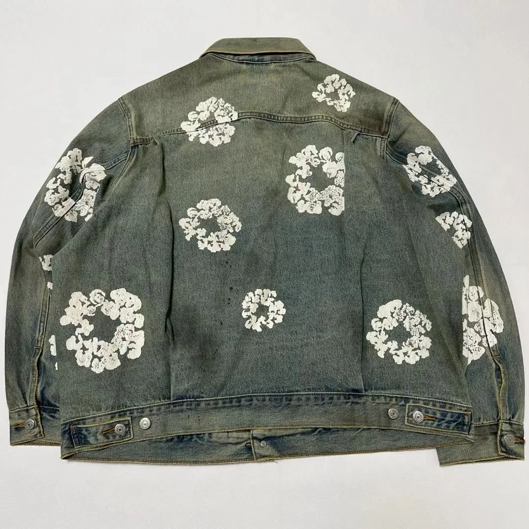 Denim Tears Dirty Wash Wreath Type 2 Denim Jacket — ビュー 10
