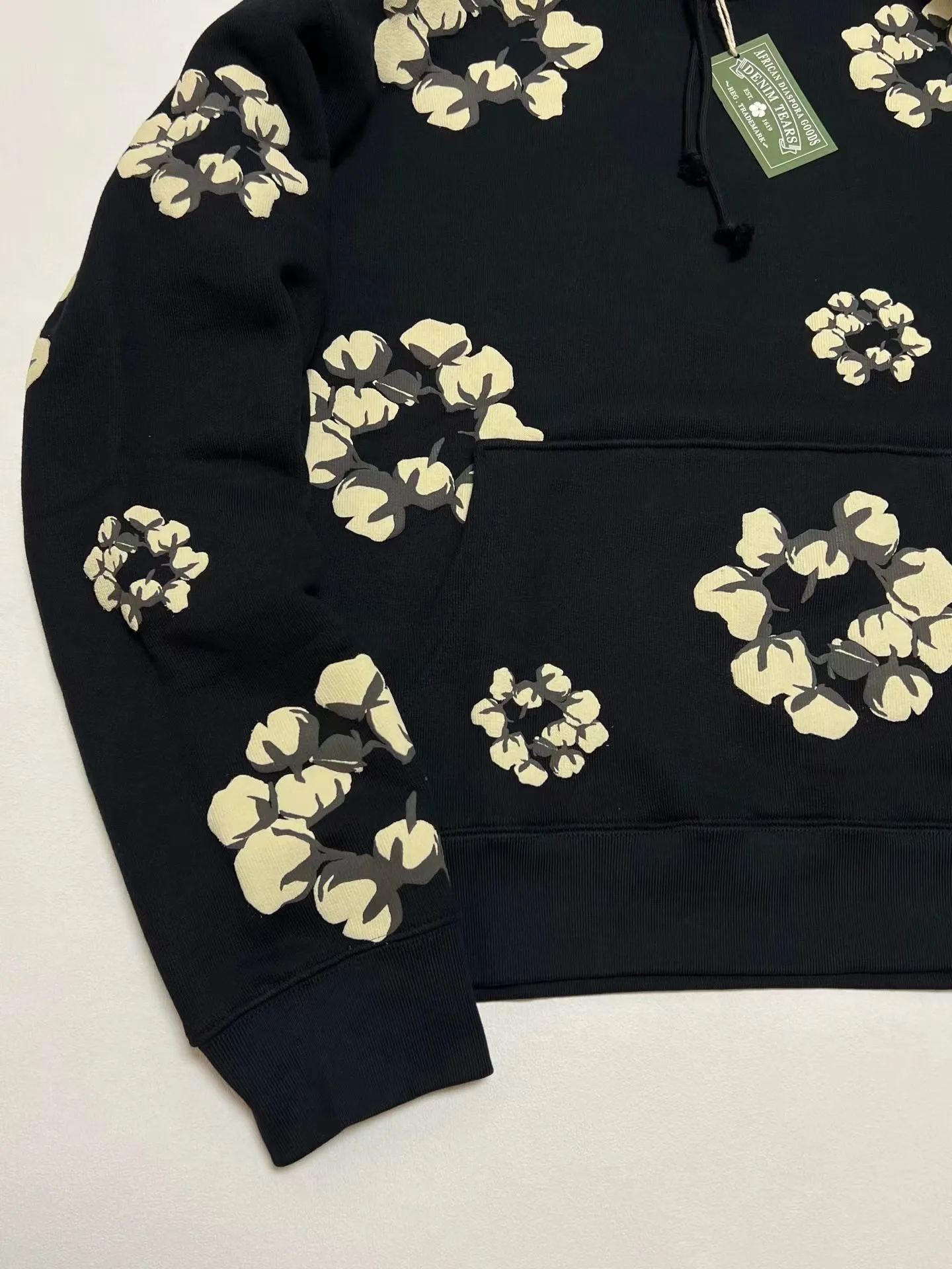 Denim Tears x CPFM Cactus Tears Wreath Hoodie (Black) — ビュー 7