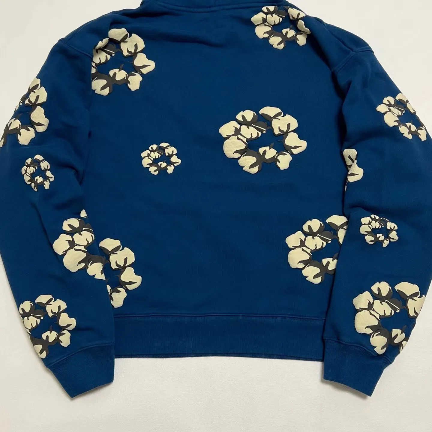 Denim Tears x CPFM Cactus Tears Wreath Hoodie (Blue) — ビュー 5