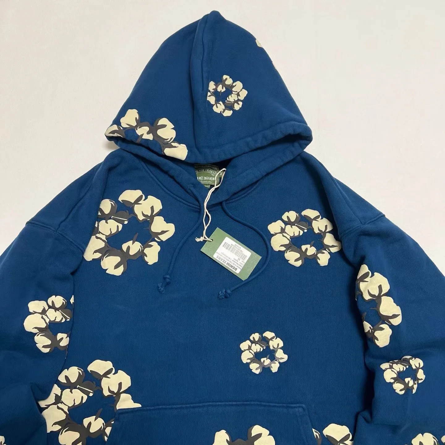 Denim Tears x CPFM Cactus Tears Wreath Hoodie (Blue) — ビュー 7