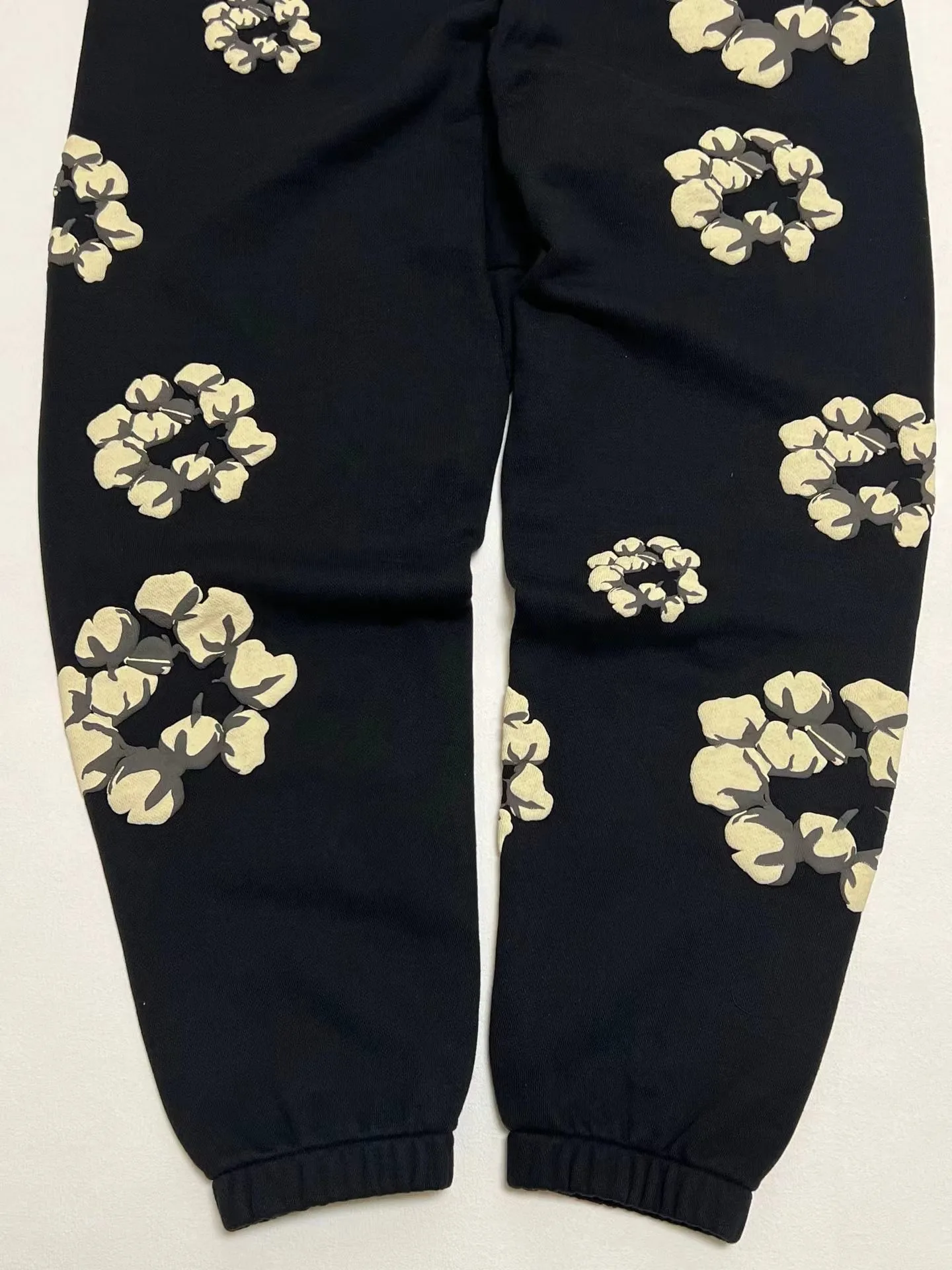 Denim Tears x CPFM Cactus Tears Wreath Sweatpants (Black) — view 2