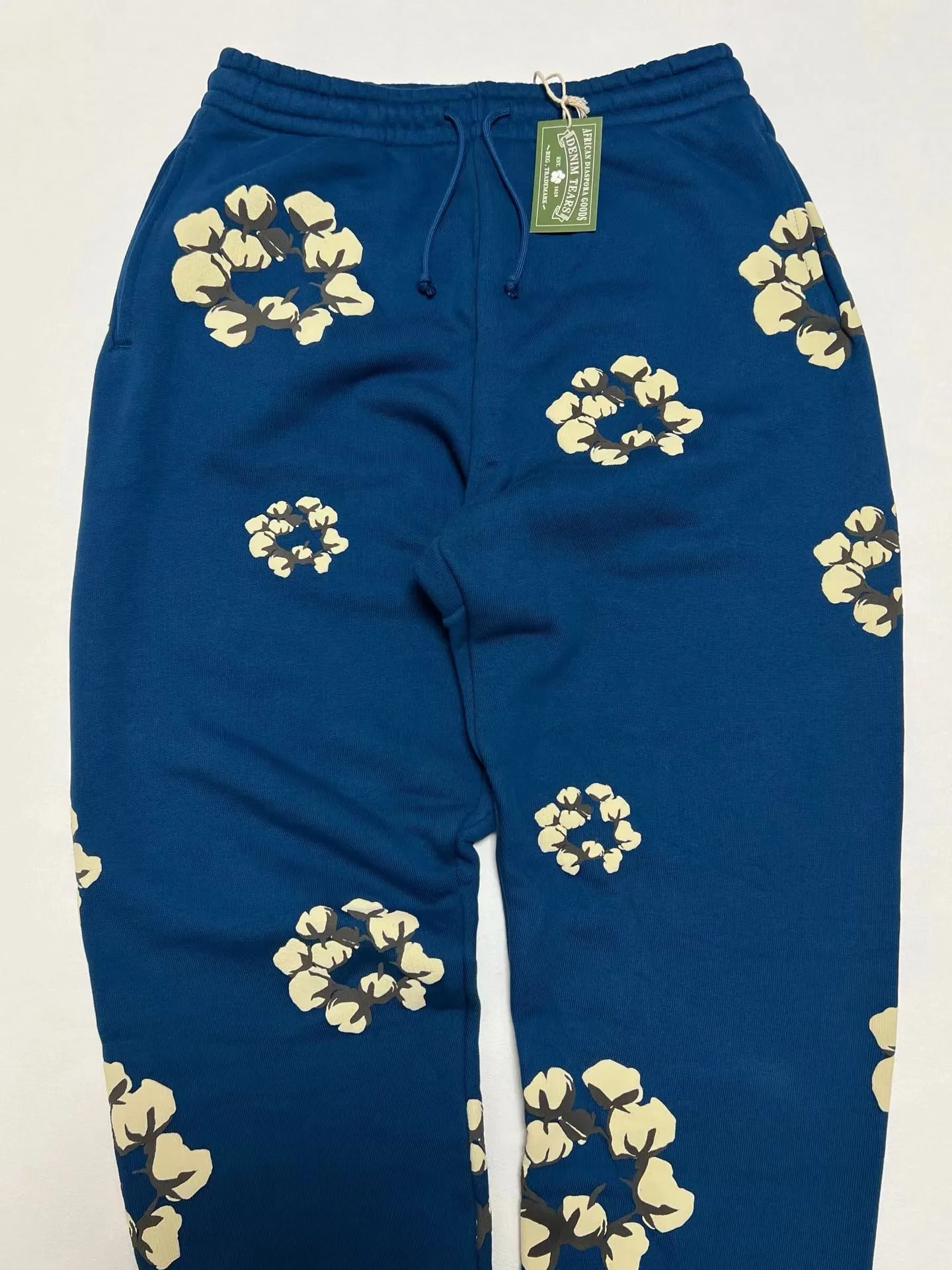 Denim Tears x CPFM Cactus Tears Wreath Sweatpants (Blue) — ビュー 6