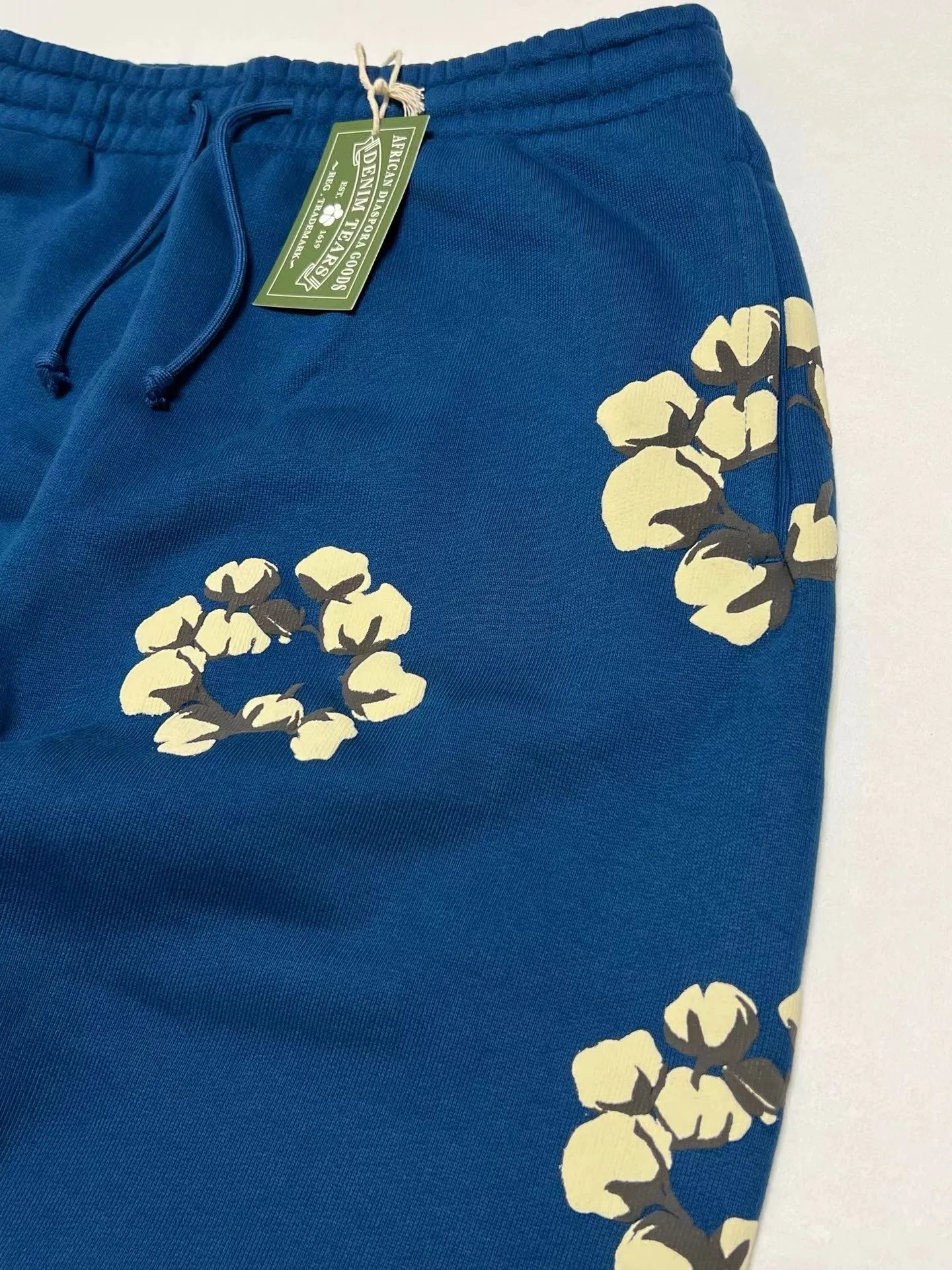 Denim Tears x CPFM Cactus Tears Wreath Sweatpants (Blue) — ビュー 9