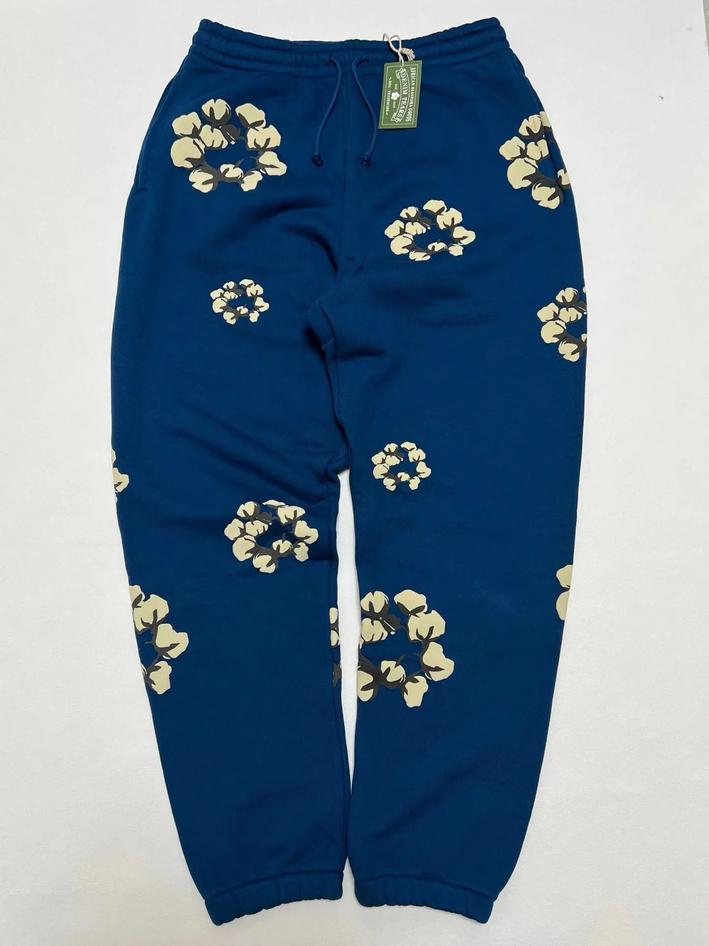 Denim Tears x CPFM Cactus Tears Wreath Sweatpants (Blue)