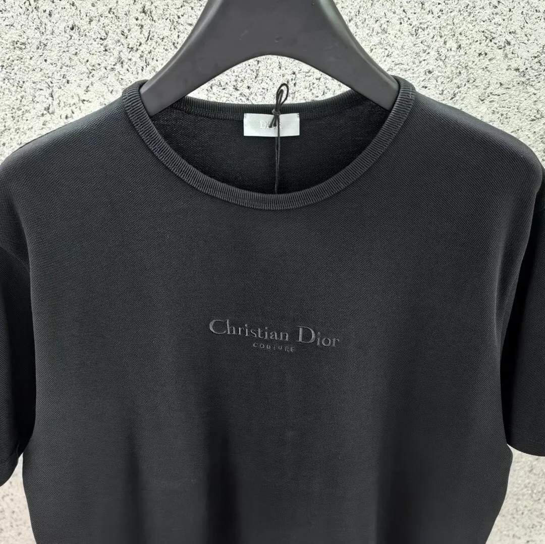 Christian Dior Couture T-Shirt Small Logo (Black) — 圖 5