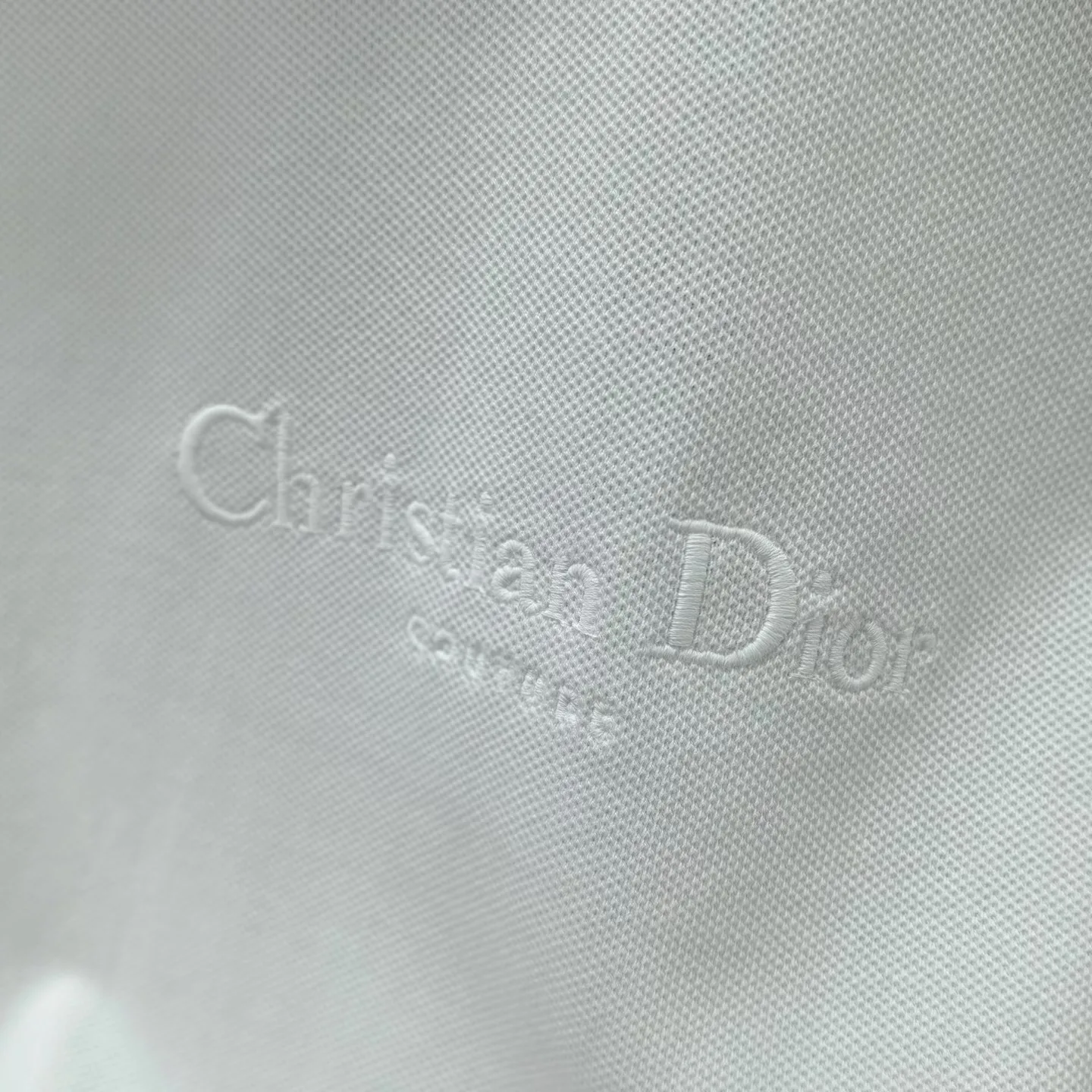 Christian Dior Couture T-Shirt Small Logo (White) — ビュー 5