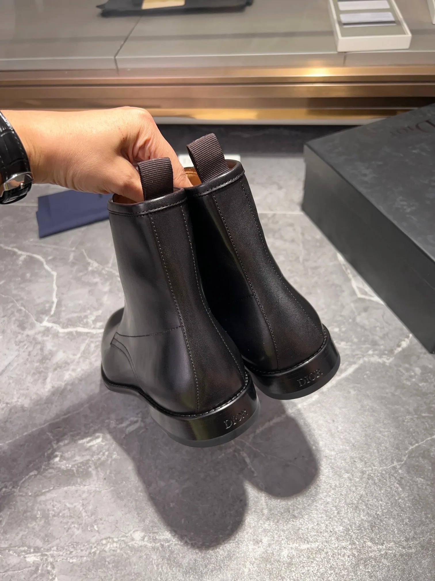 Dior Explorer Boots (Black) — ビュー 3