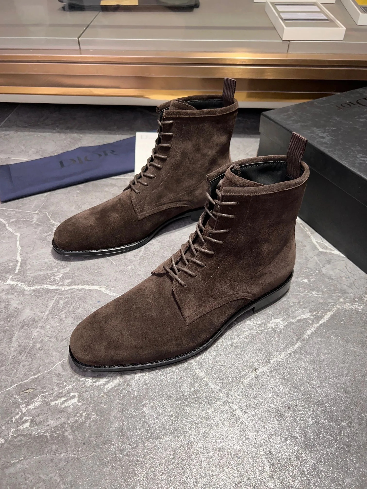 Dior Explorer Boots Suede (Brown)