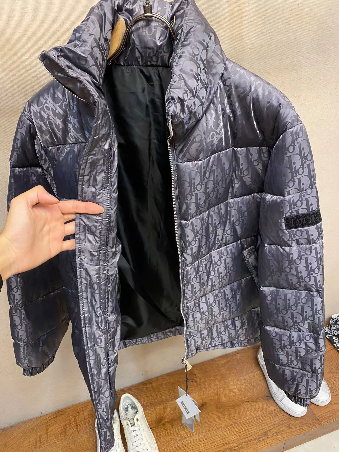 Dior Oblique Down Jacket (Black) — 图 6