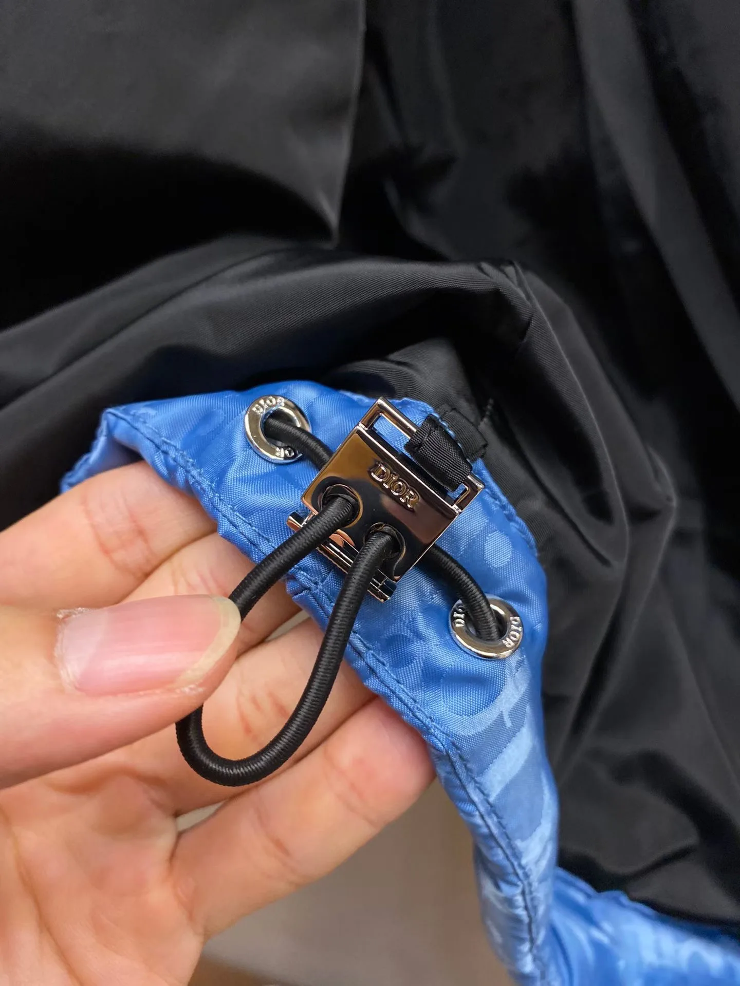 Dior Oblique Down Jacket (Blue) — 보기 5